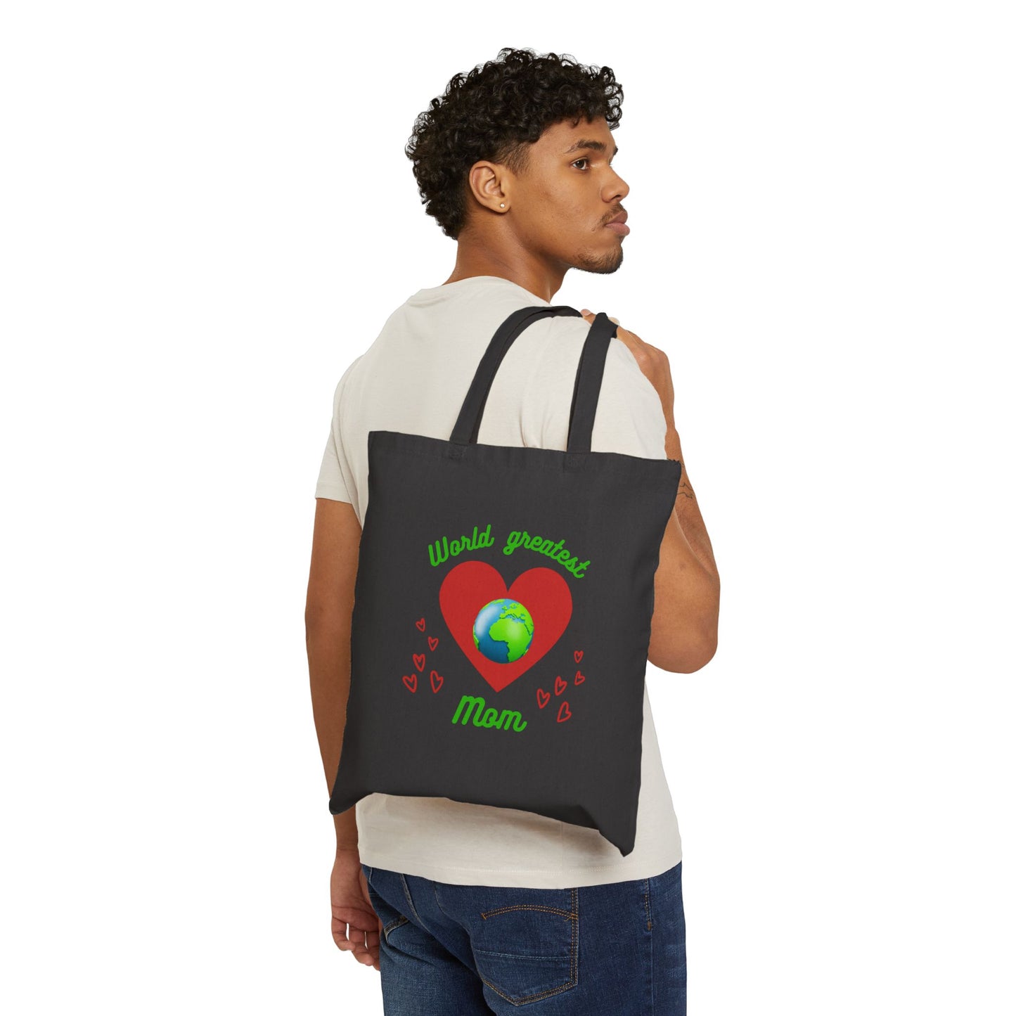 Mom Cotton Canvas Tote Bag
