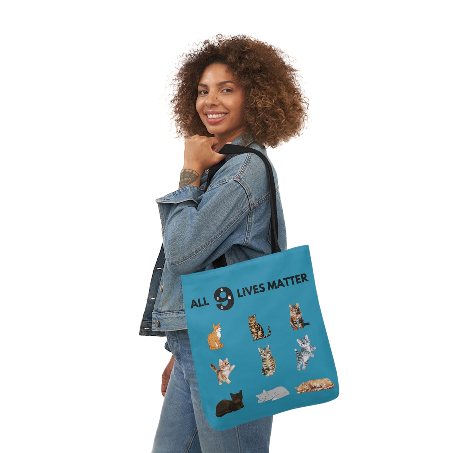 Cat Canvas Tote Bag