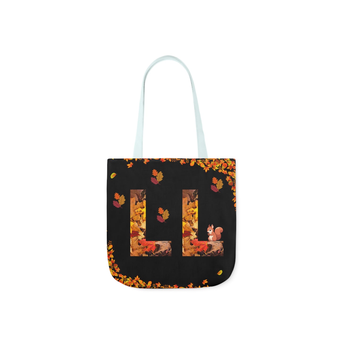 Fall Canvas Tote Bag, 5-Color Straps