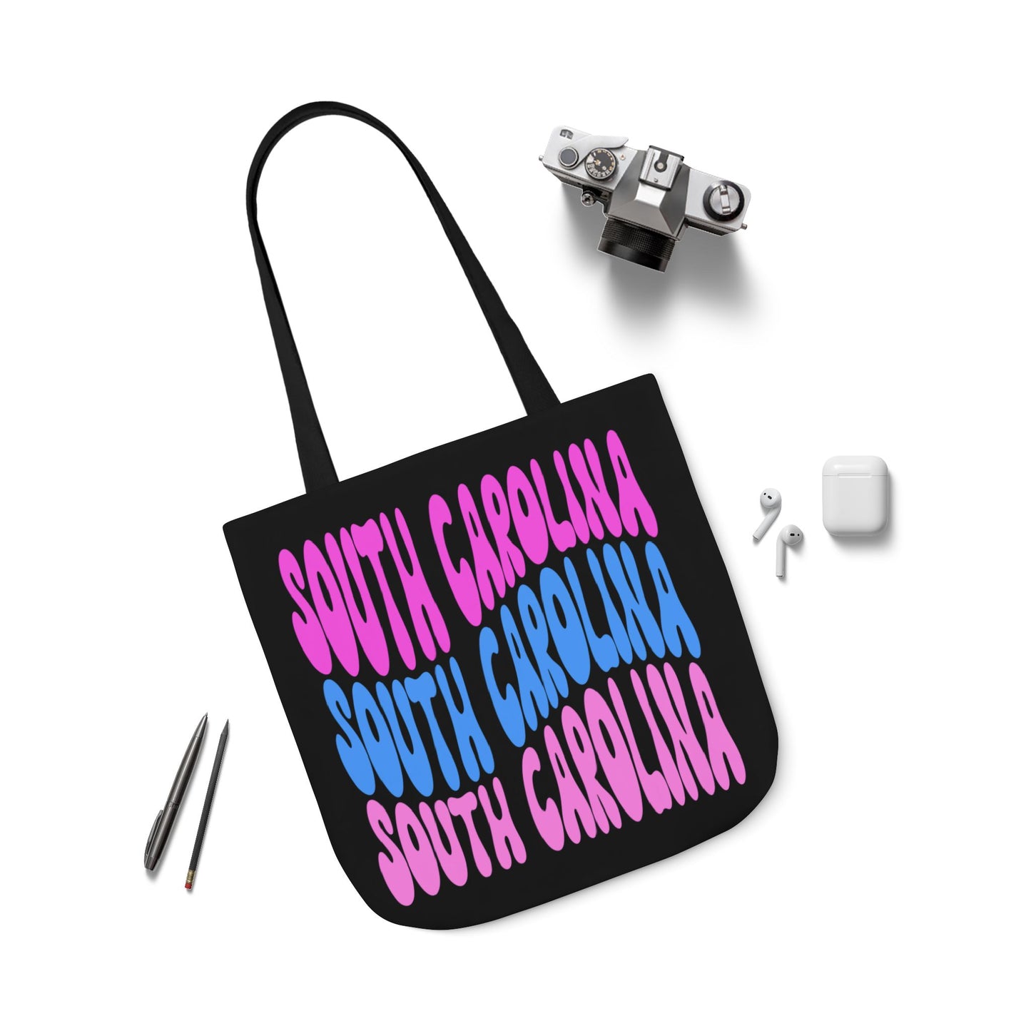 Canvas Tote Bag, South Carolina Theme