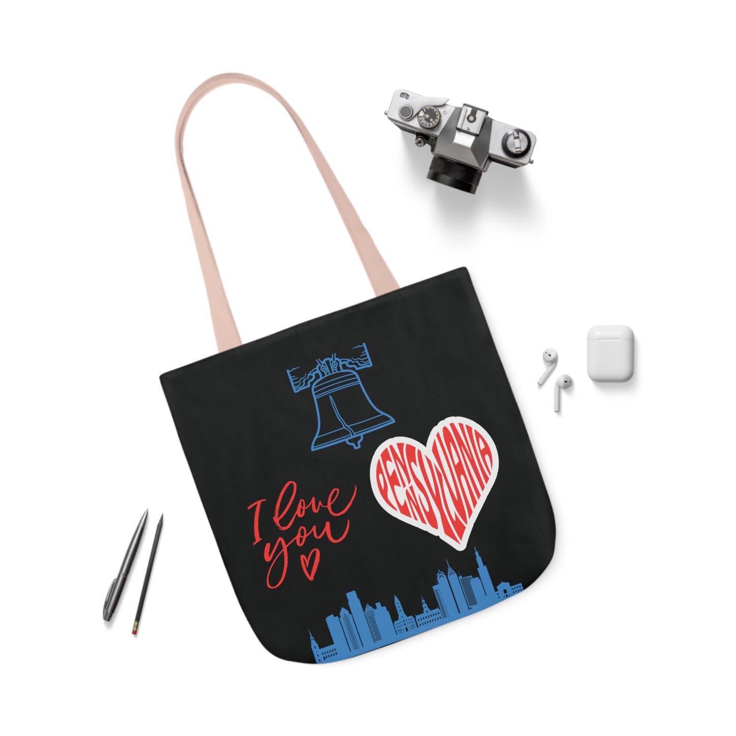 Canvas Tote Bag - Pennsylvania Design