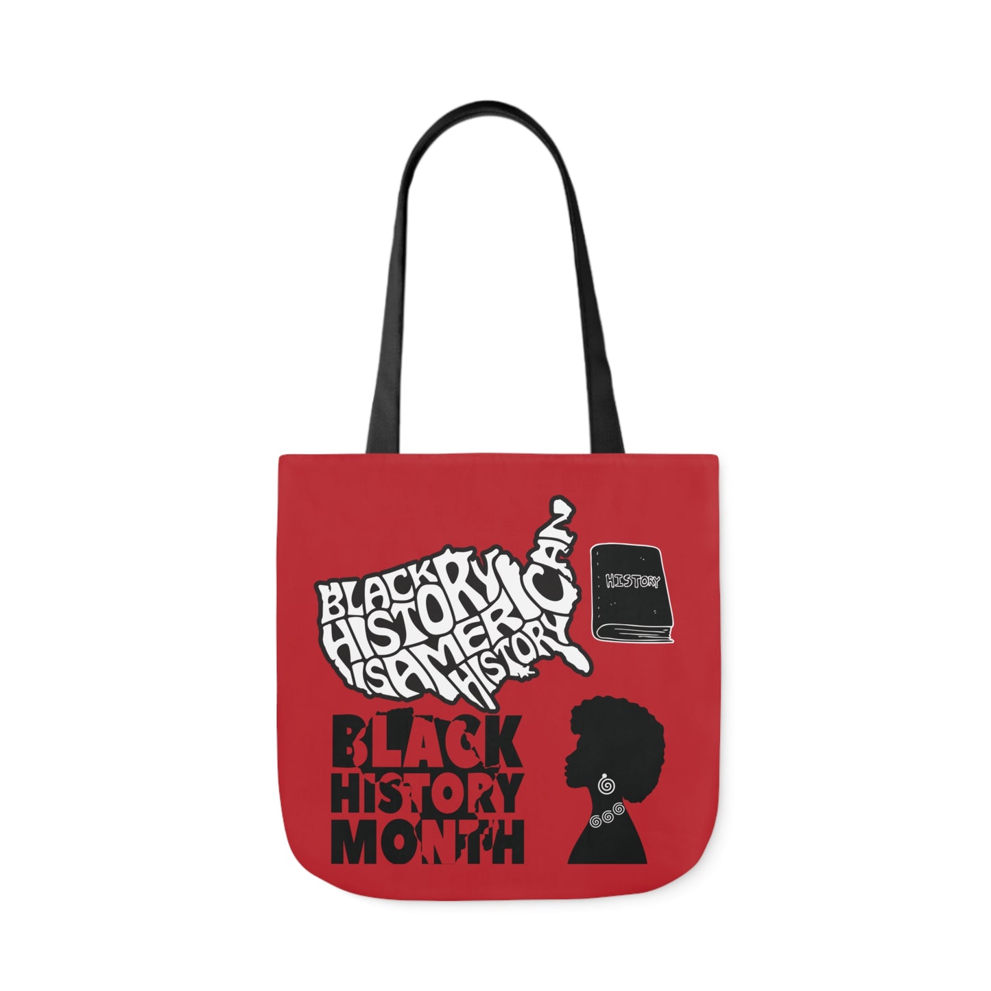 Red Black History Tote Bag