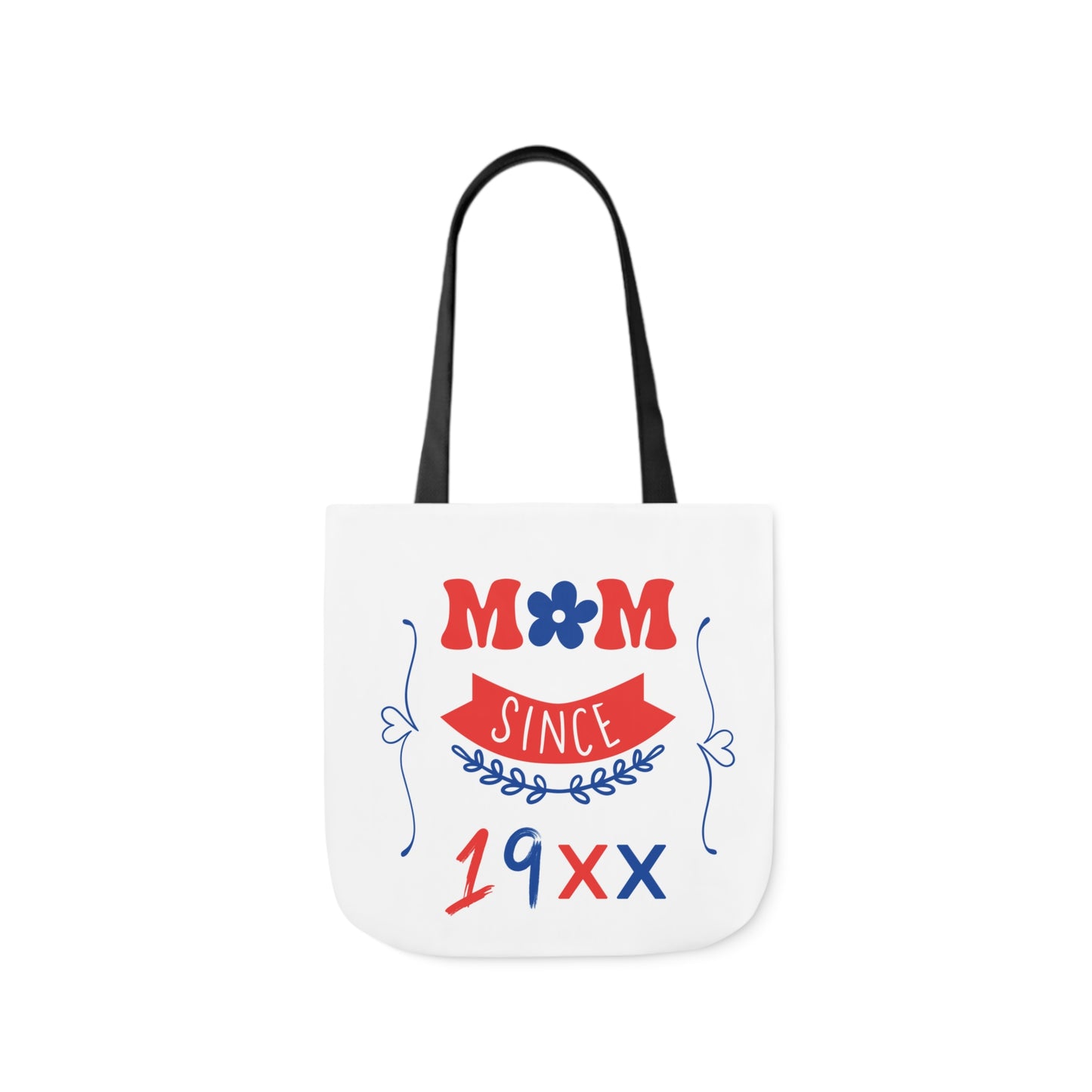 Mom White Canvas Tote Bag