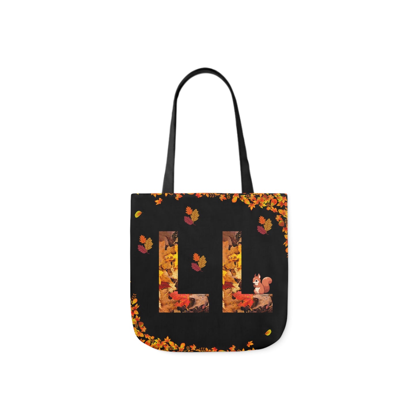 Fall Canvas Tote Bag, 5-Color Straps