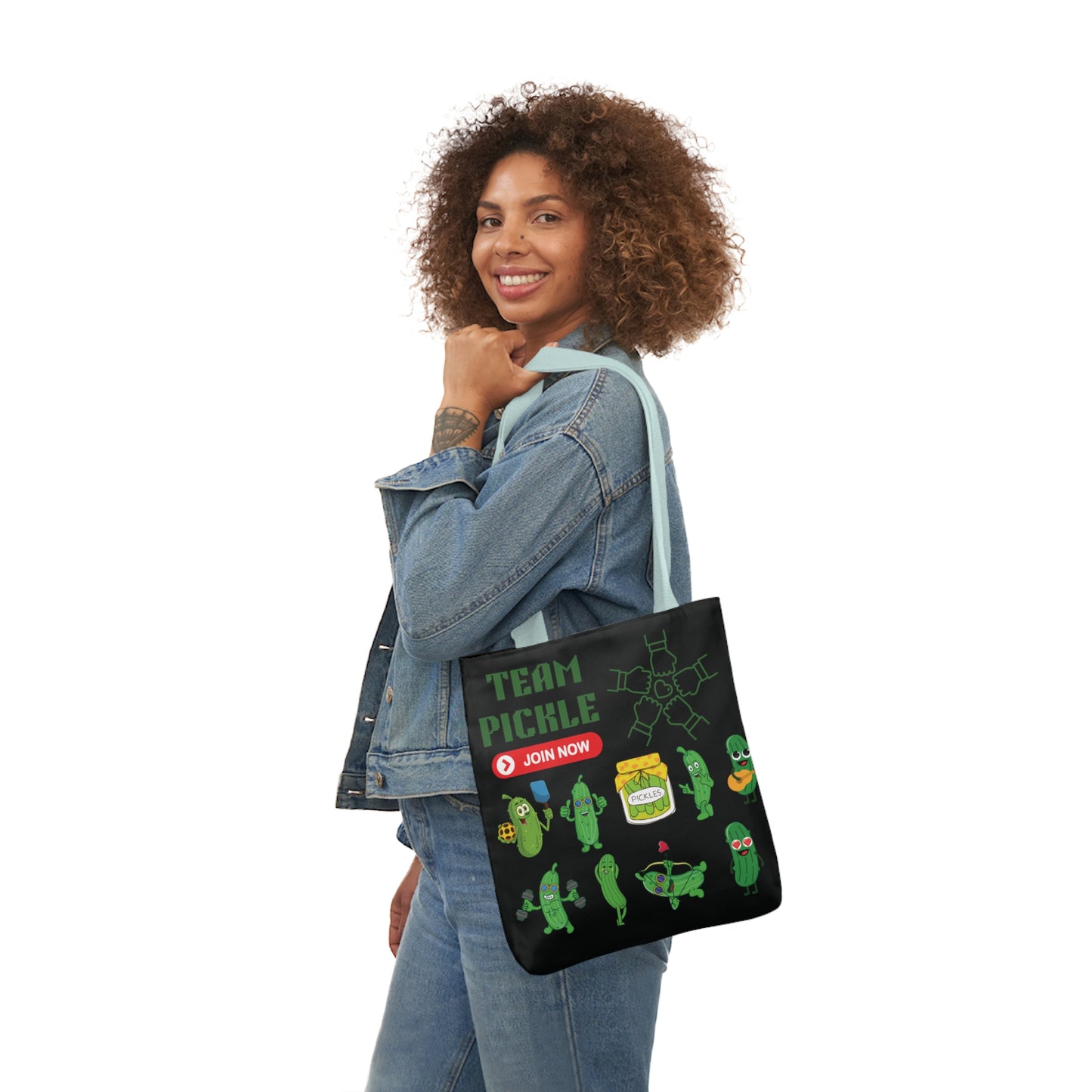 Turtle Canvas Tote Bag, 5-Color Straps