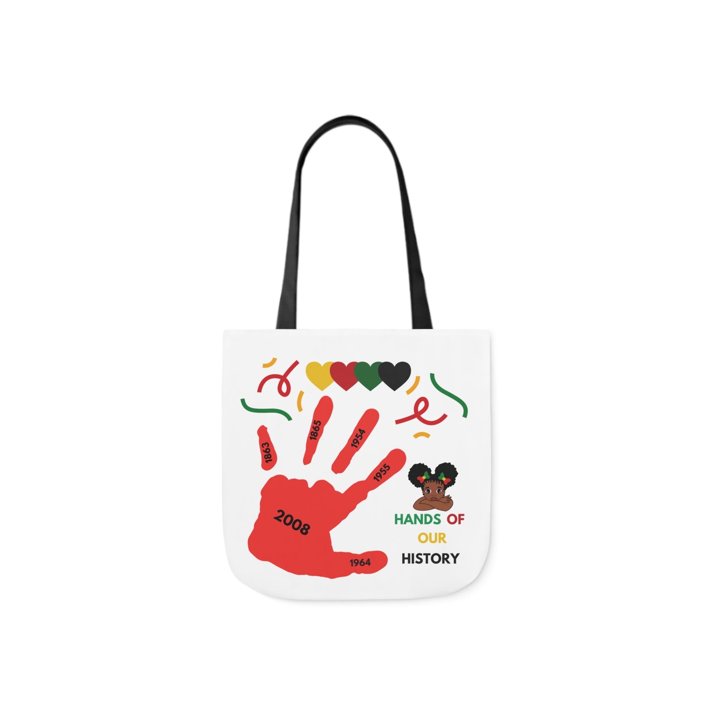 Black History Canvas Tote Bag
