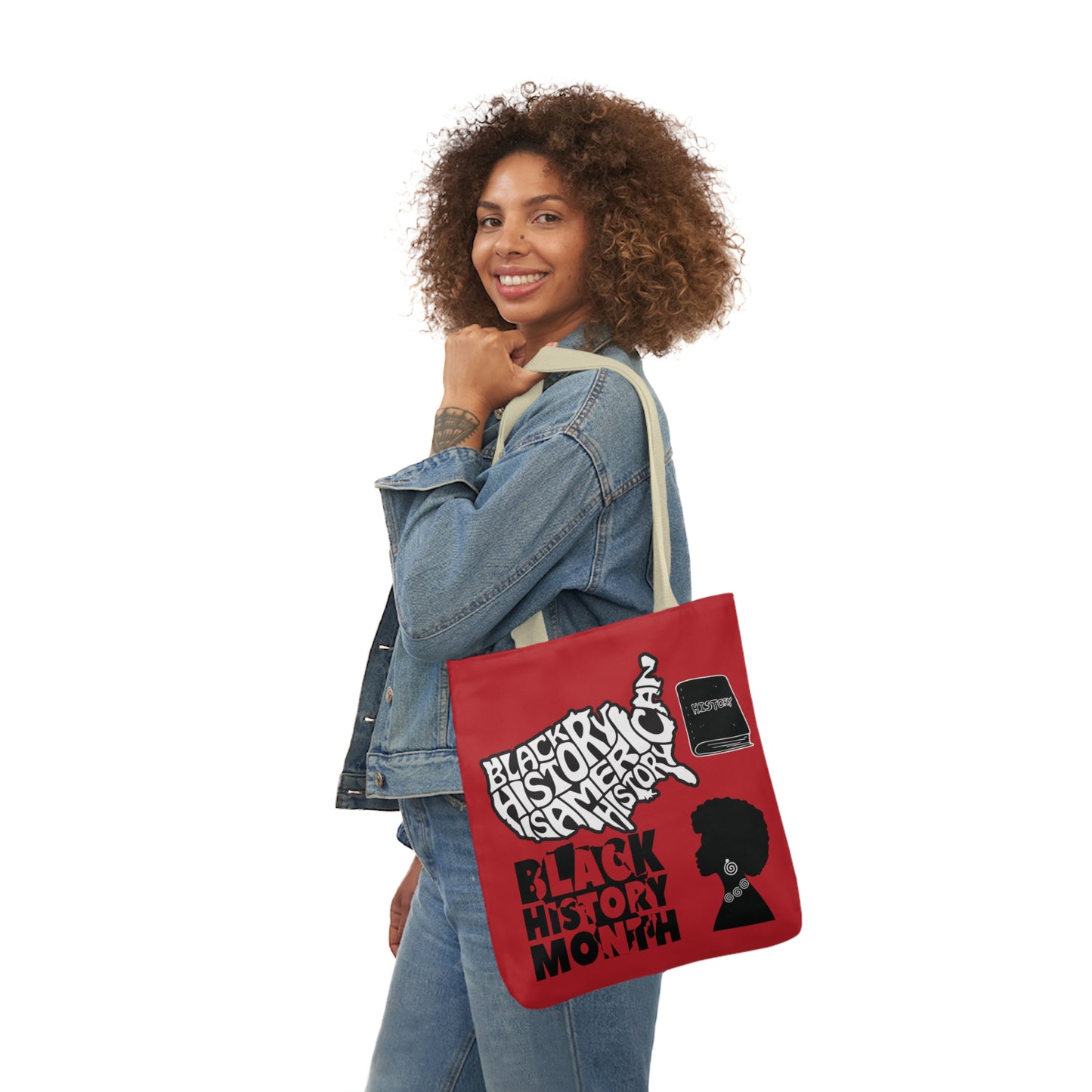 Red Black History Tote Bag
