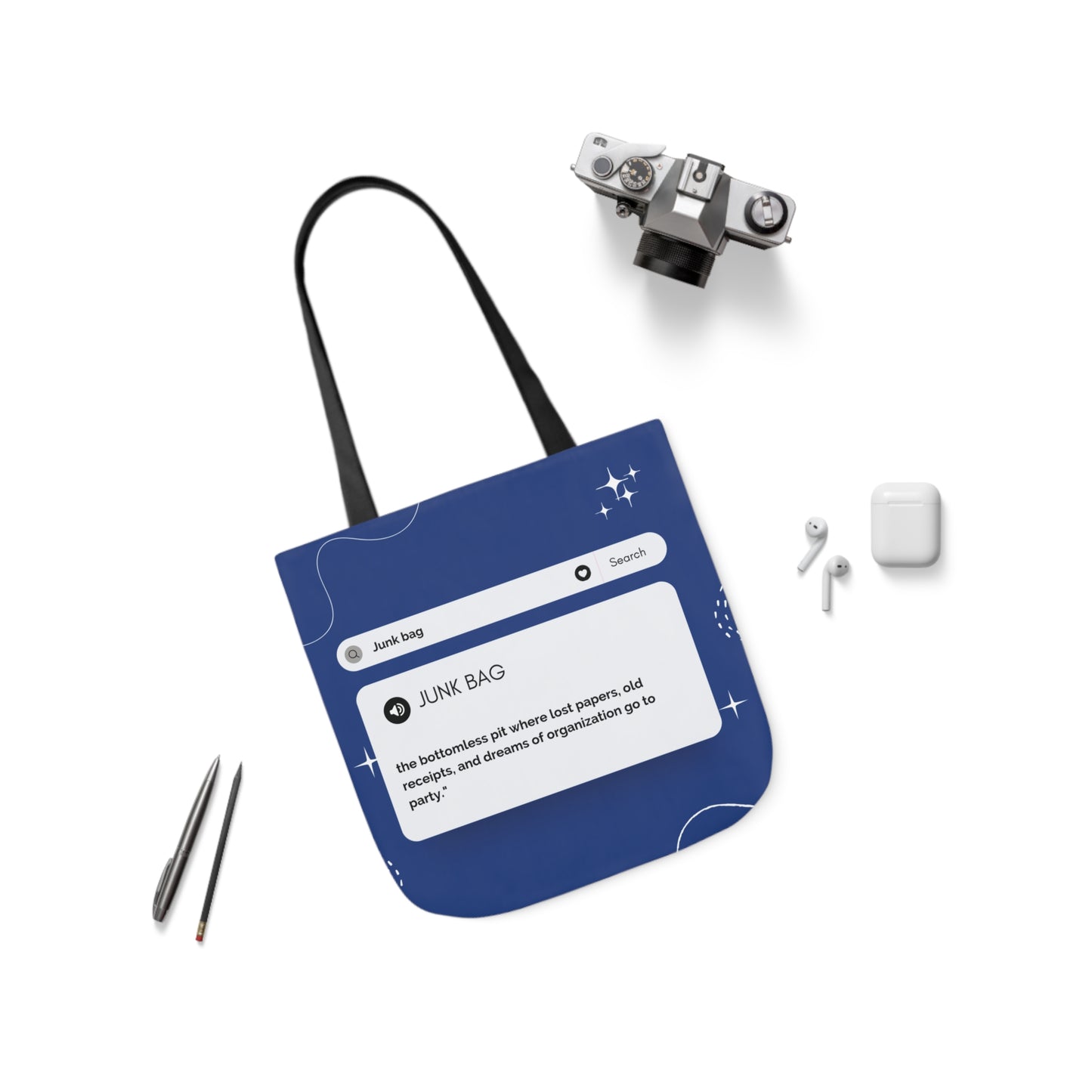 Canvas Tote Bag, 5-Color Straps