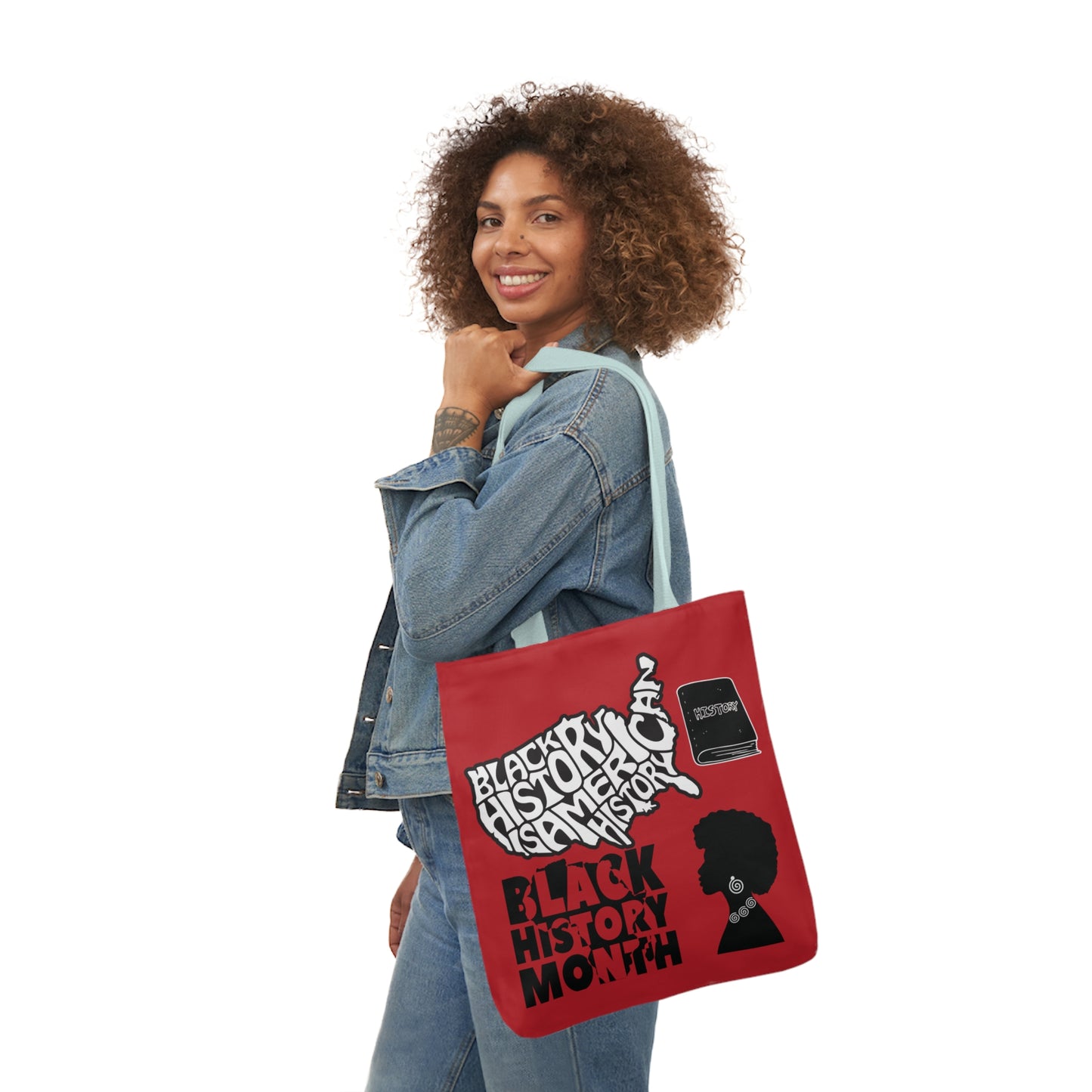 Red Black History Tote Bag