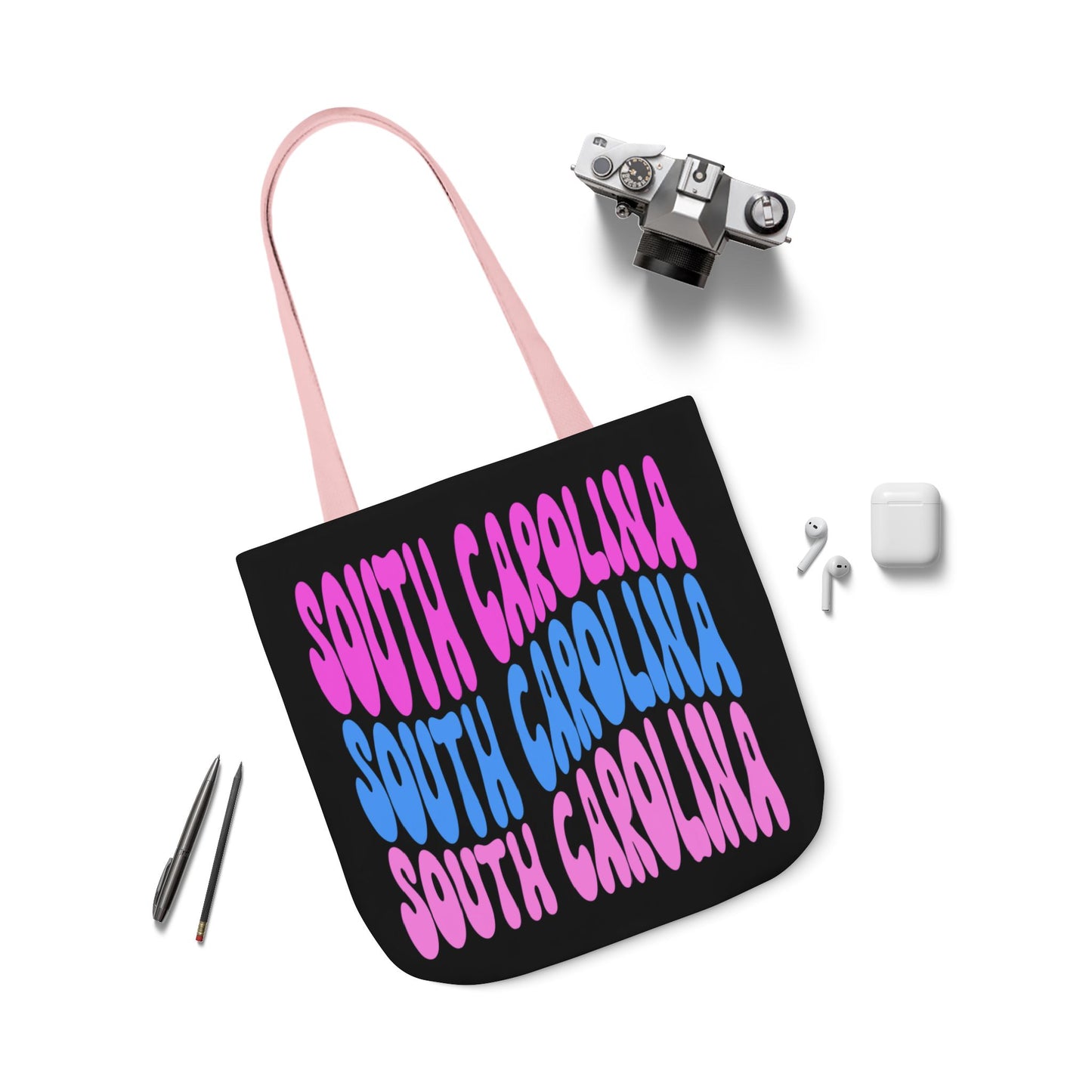 Canvas Tote Bag, South Carolina Theme