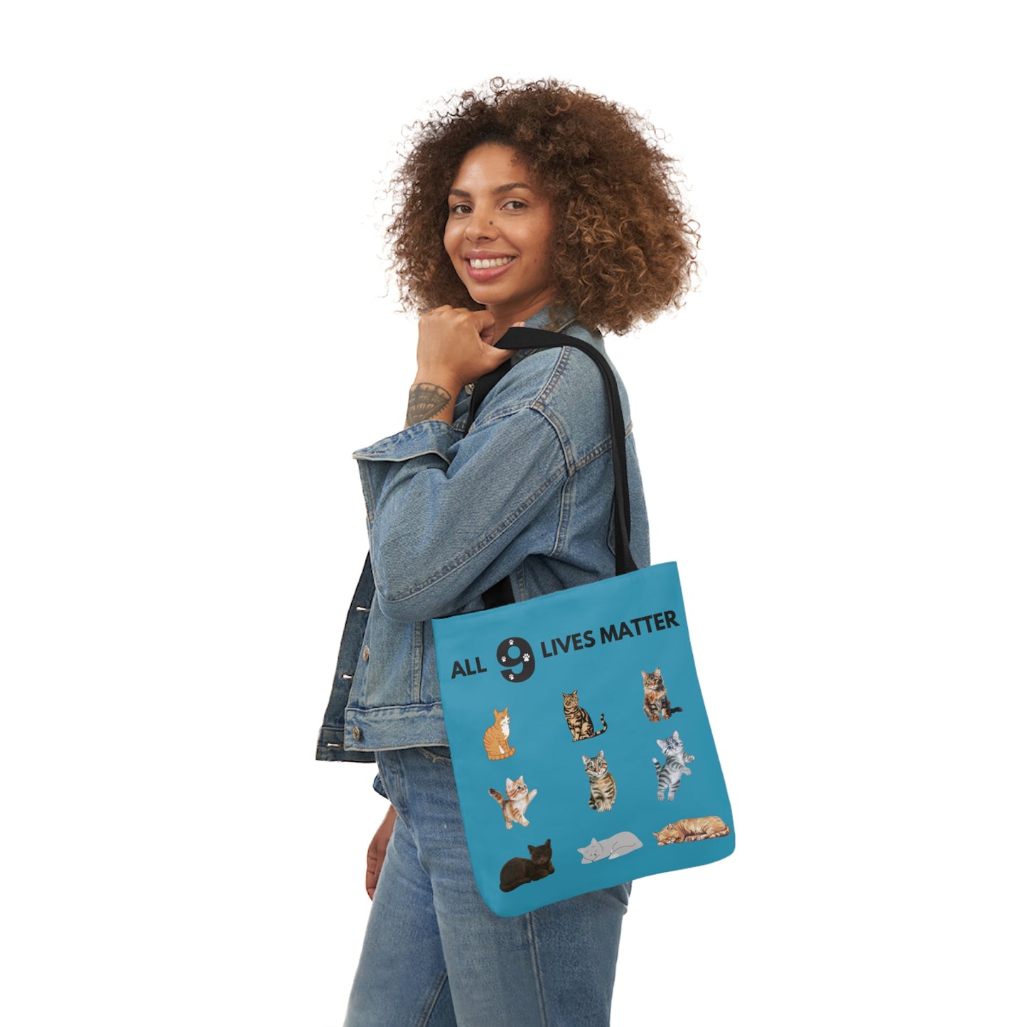 Cat Canvas Tote Bag