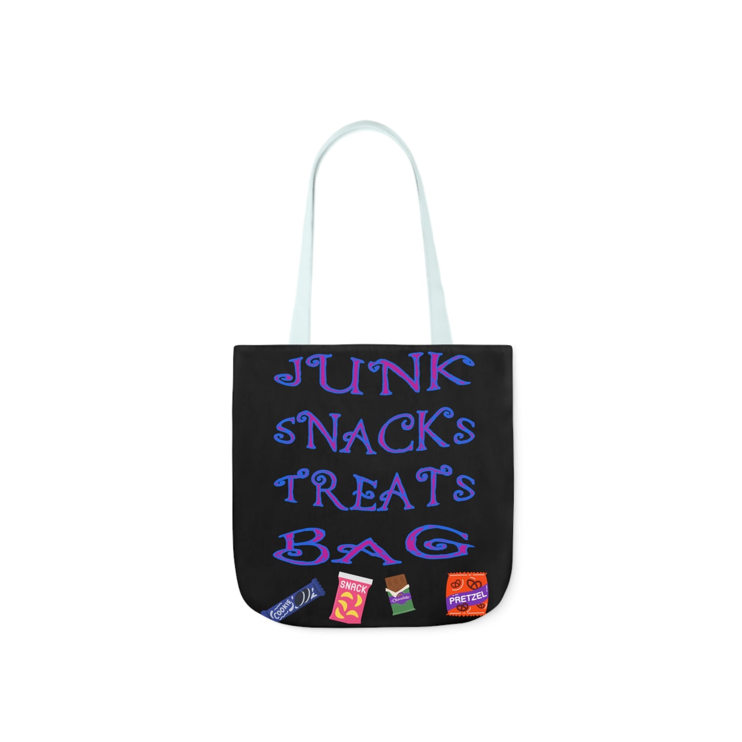 Snack Canvas Tote Bag, 5-Color Straps
