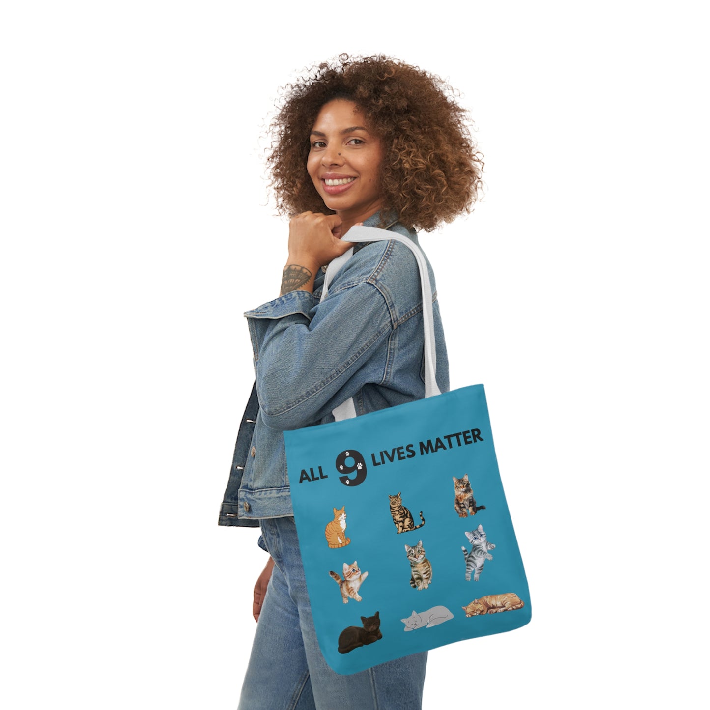 Cat Canvas Tote Bag