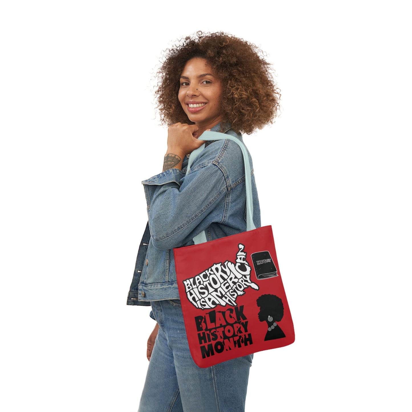 Red Black History Tote Bag