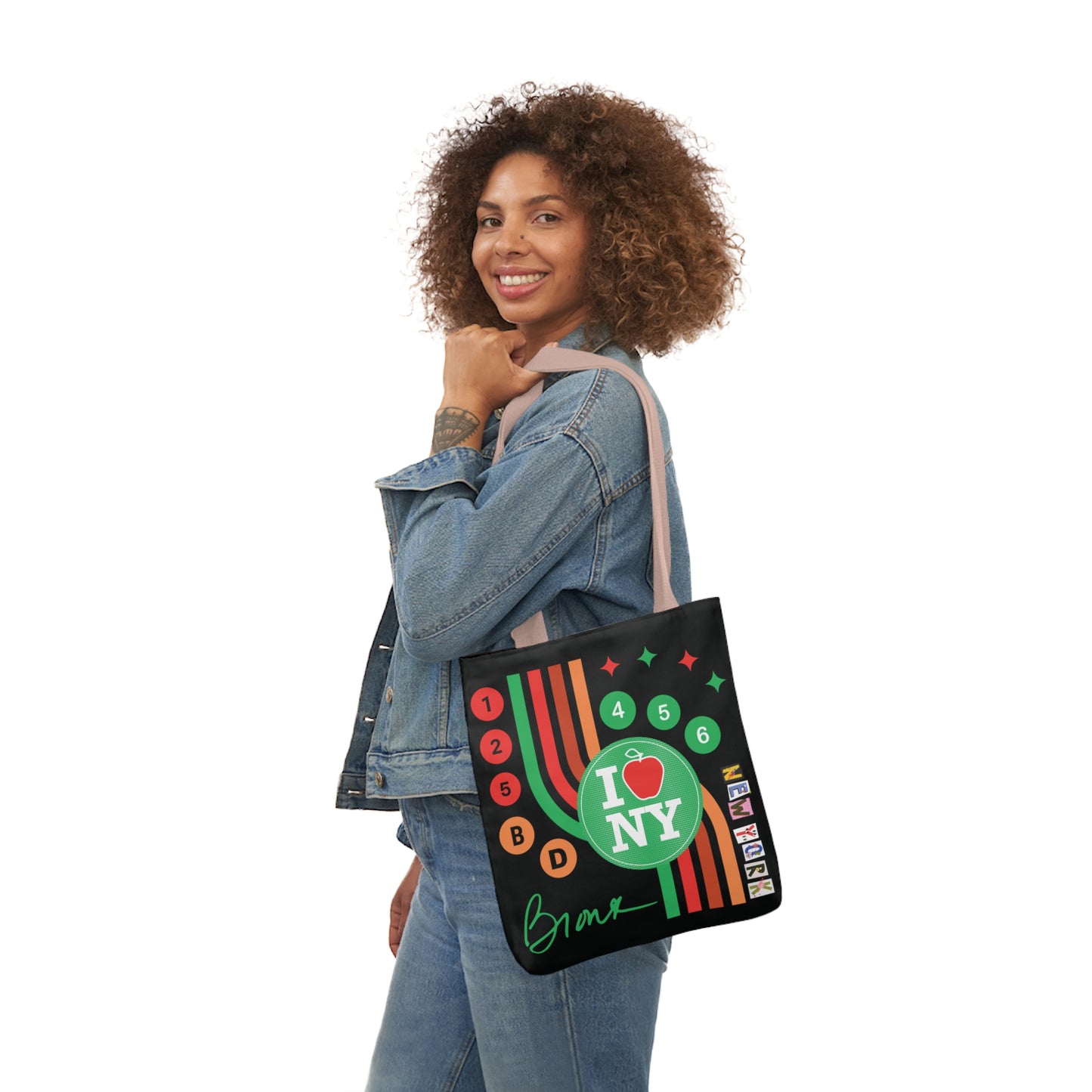 Canvas Tote Bag, 5-Color Straps