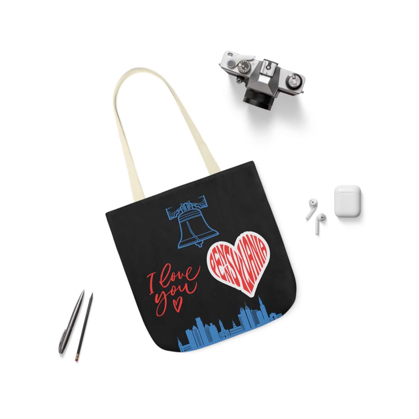 Canvas Tote Bag - Pennsylvania Design