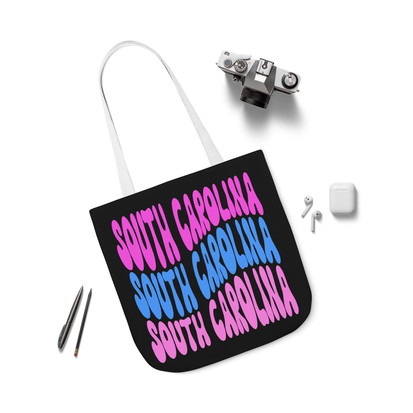 Canvas Tote Bag, South Carolina Theme