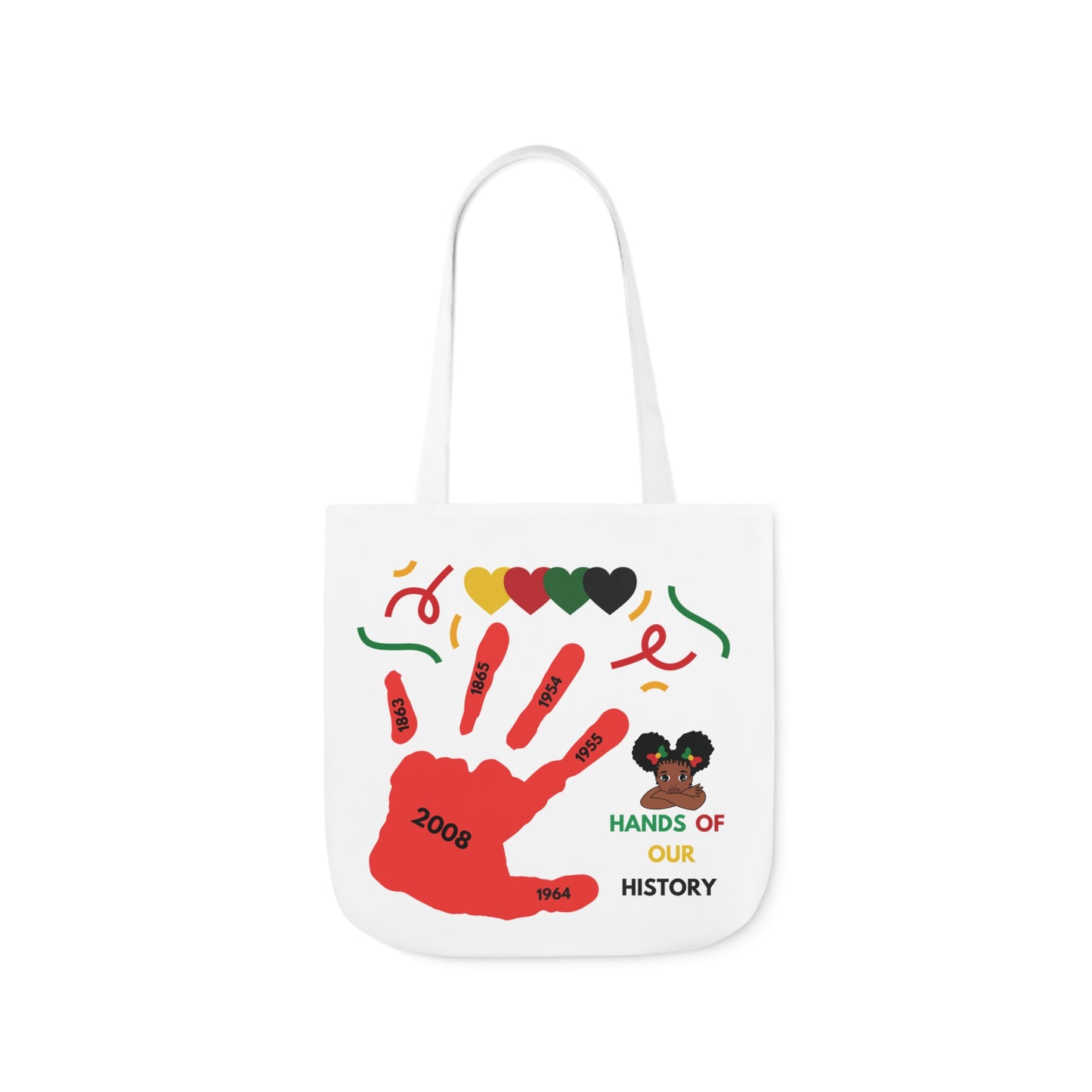 Black History Canvas Tote Bag