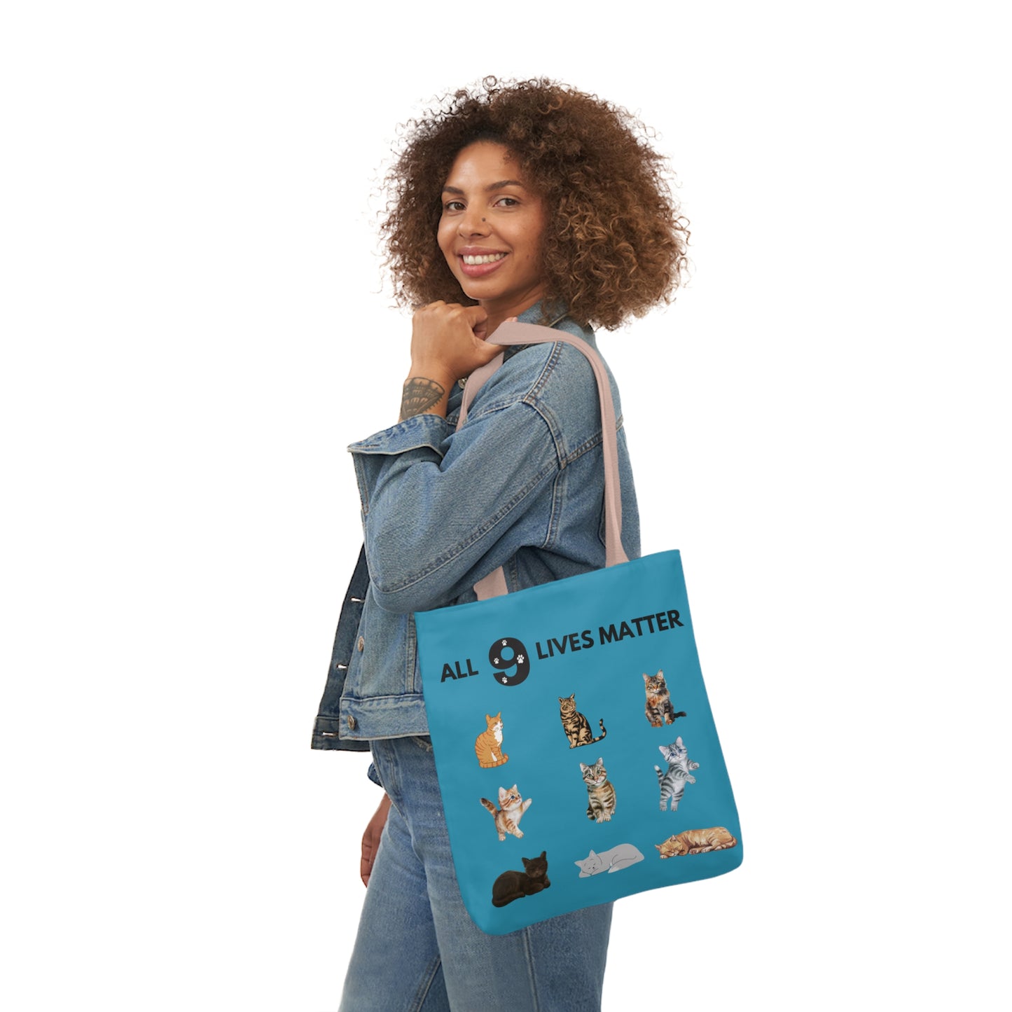 Cat Canvas Tote Bag