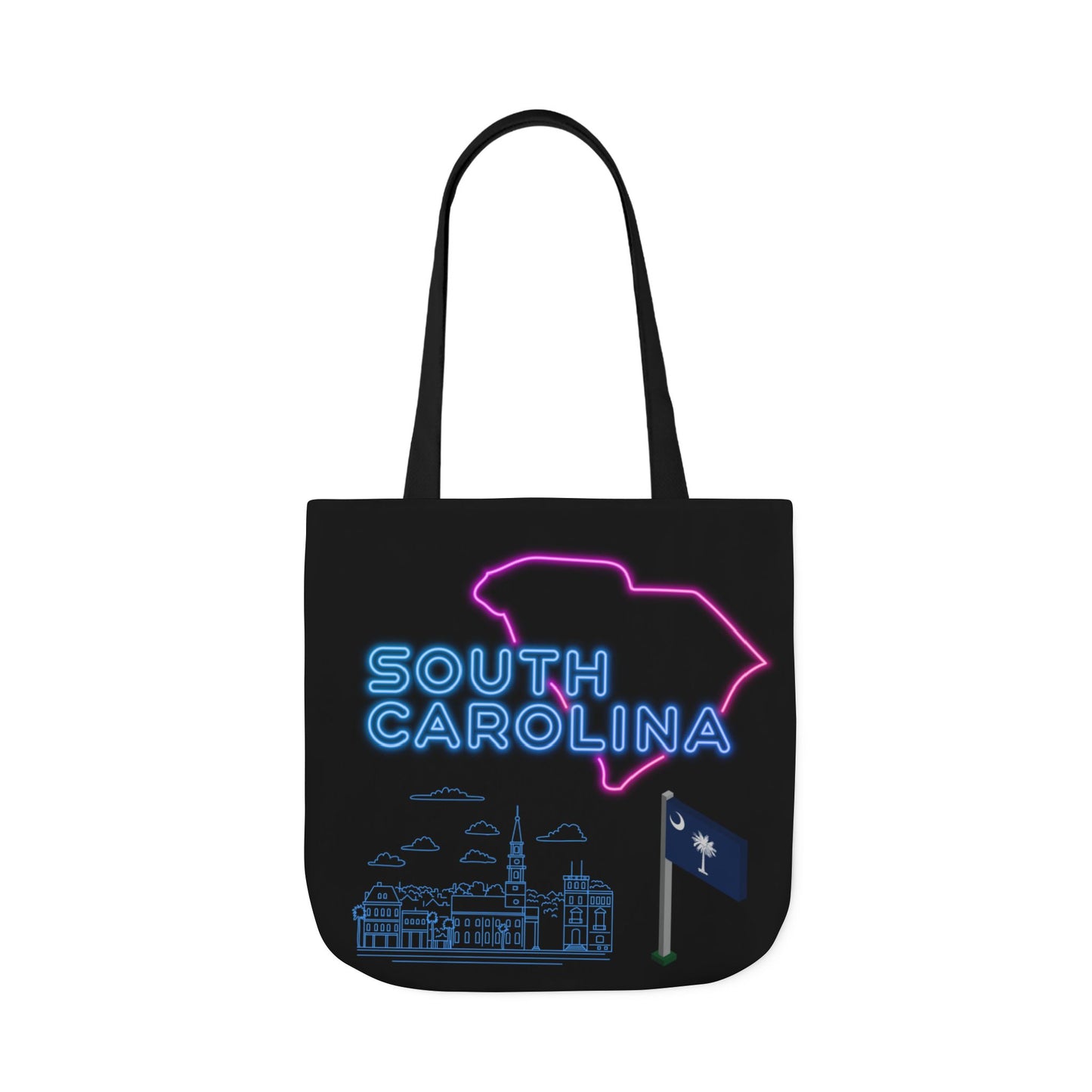 Canvas Tote Bag, South Carolina Theme