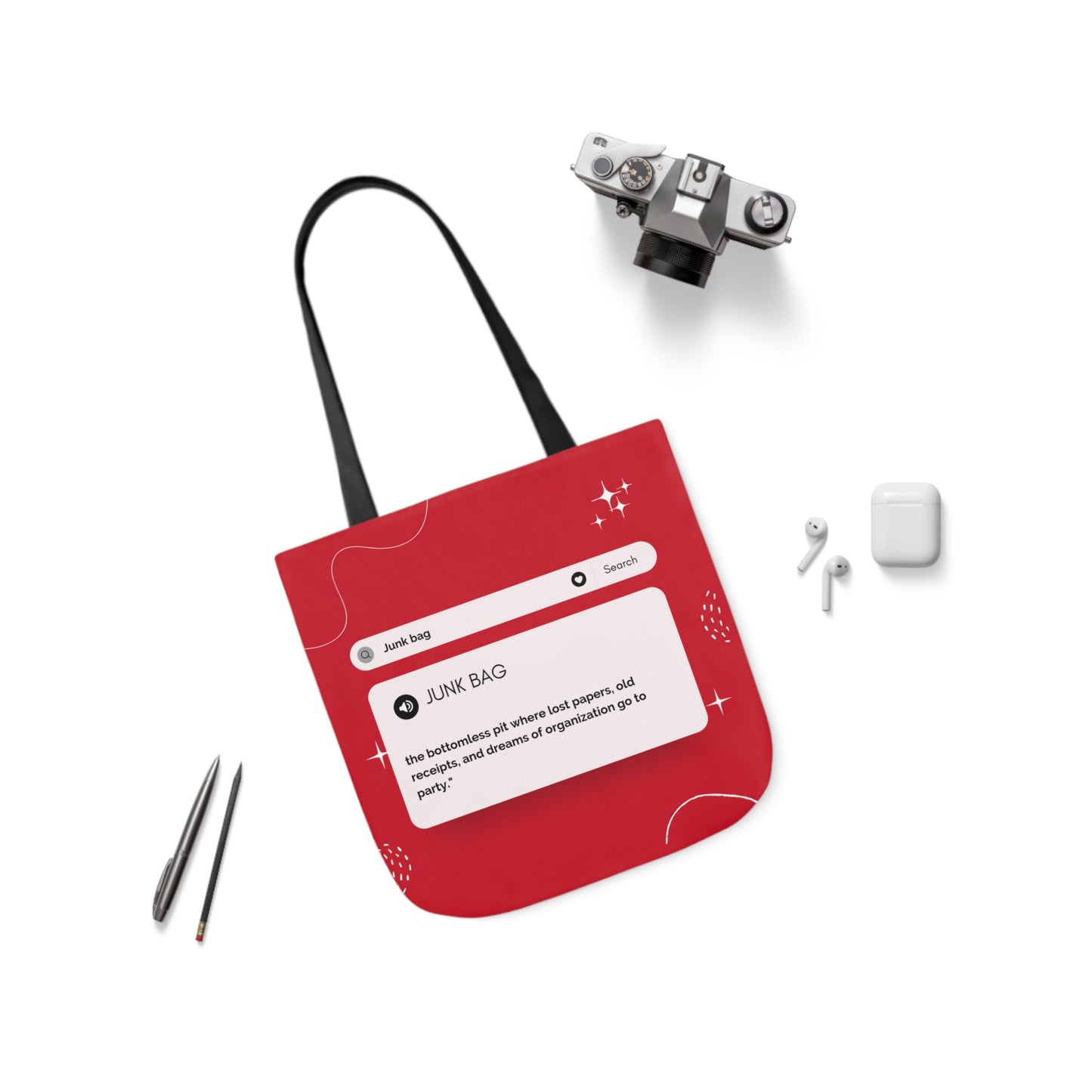 Canvas Tote Bag, 5-Color Straps