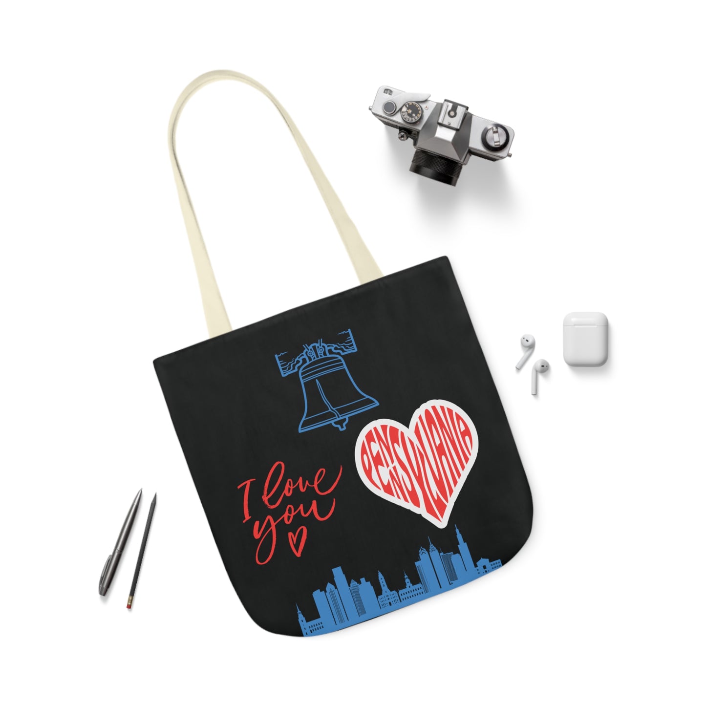 Canvas Tote Bag - Pennsylvania Design