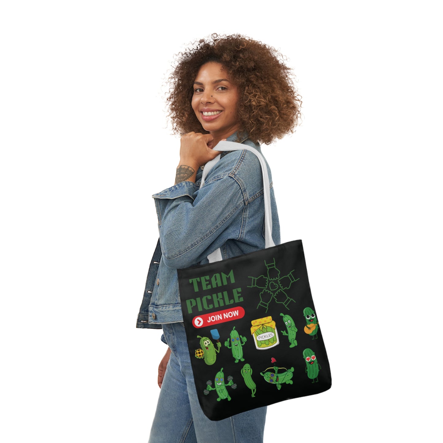 Turtle Canvas Tote Bag, 5-Color Straps
