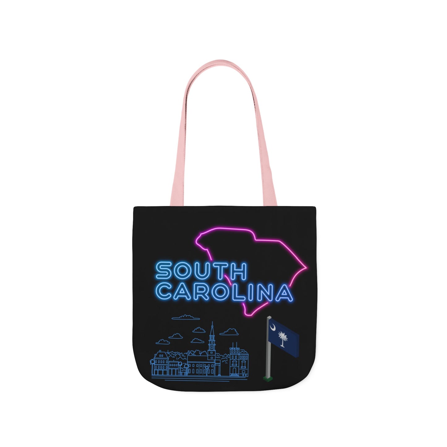 Canvas Tote Bag, South Carolina Theme