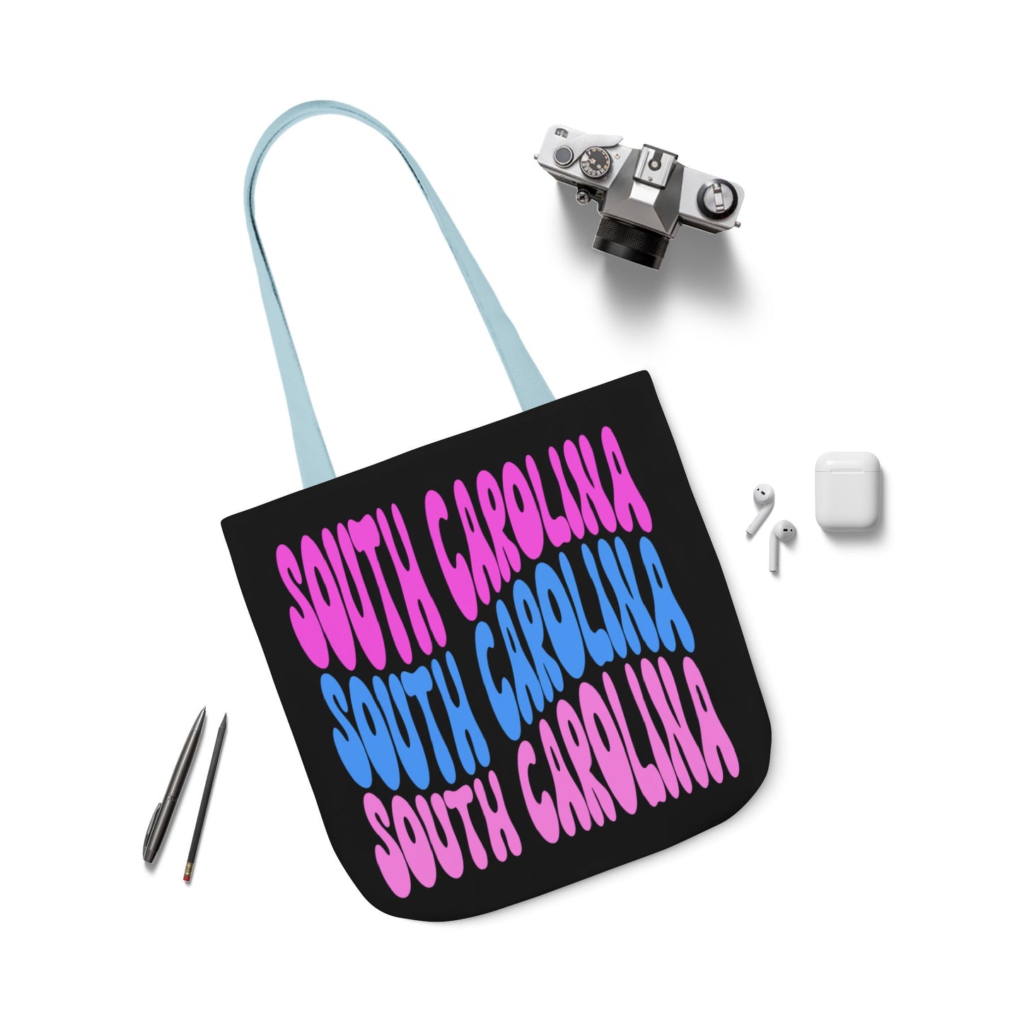 Canvas Tote Bag, South Carolina Theme