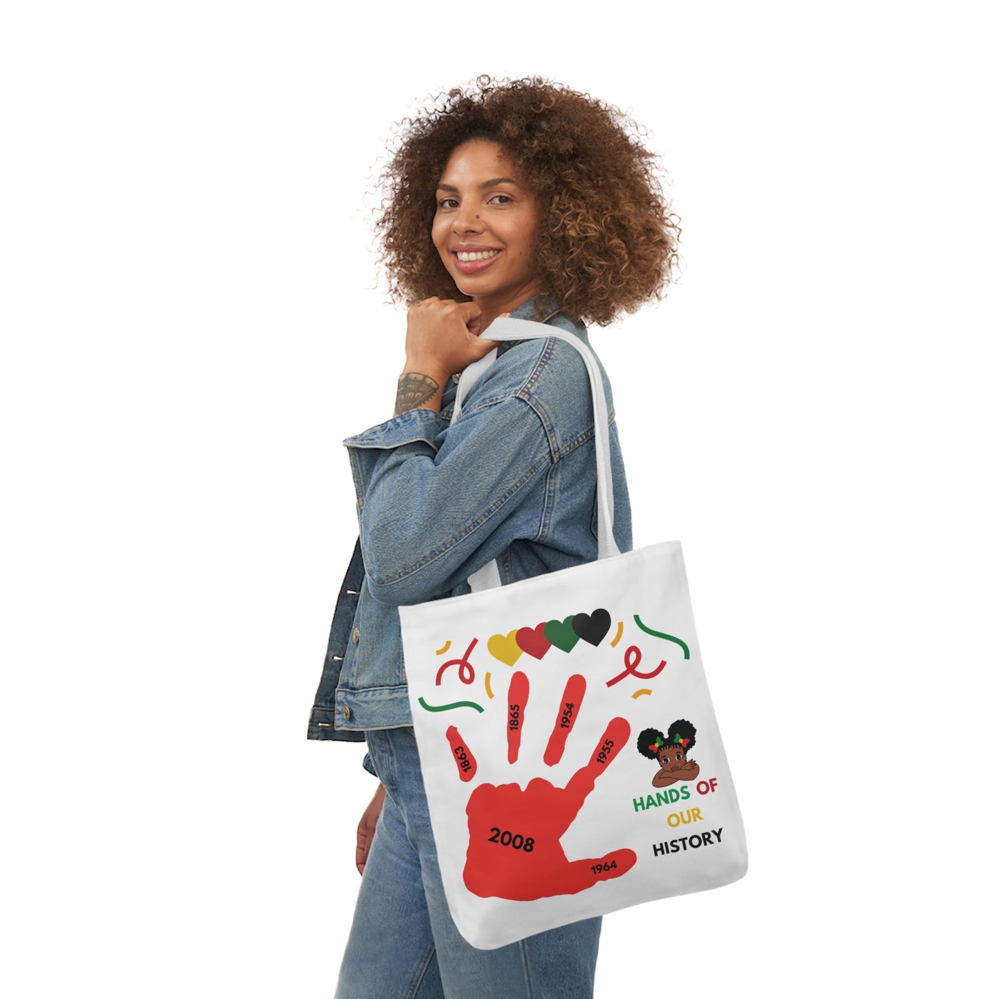 Black History Canvas Tote Bag
