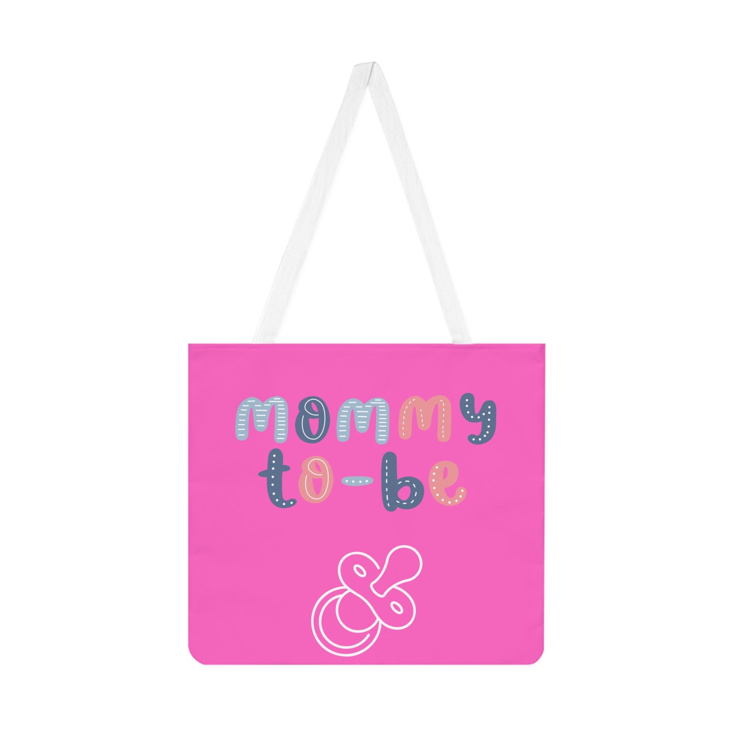 Pink Personalized Shoulder Tote Bag