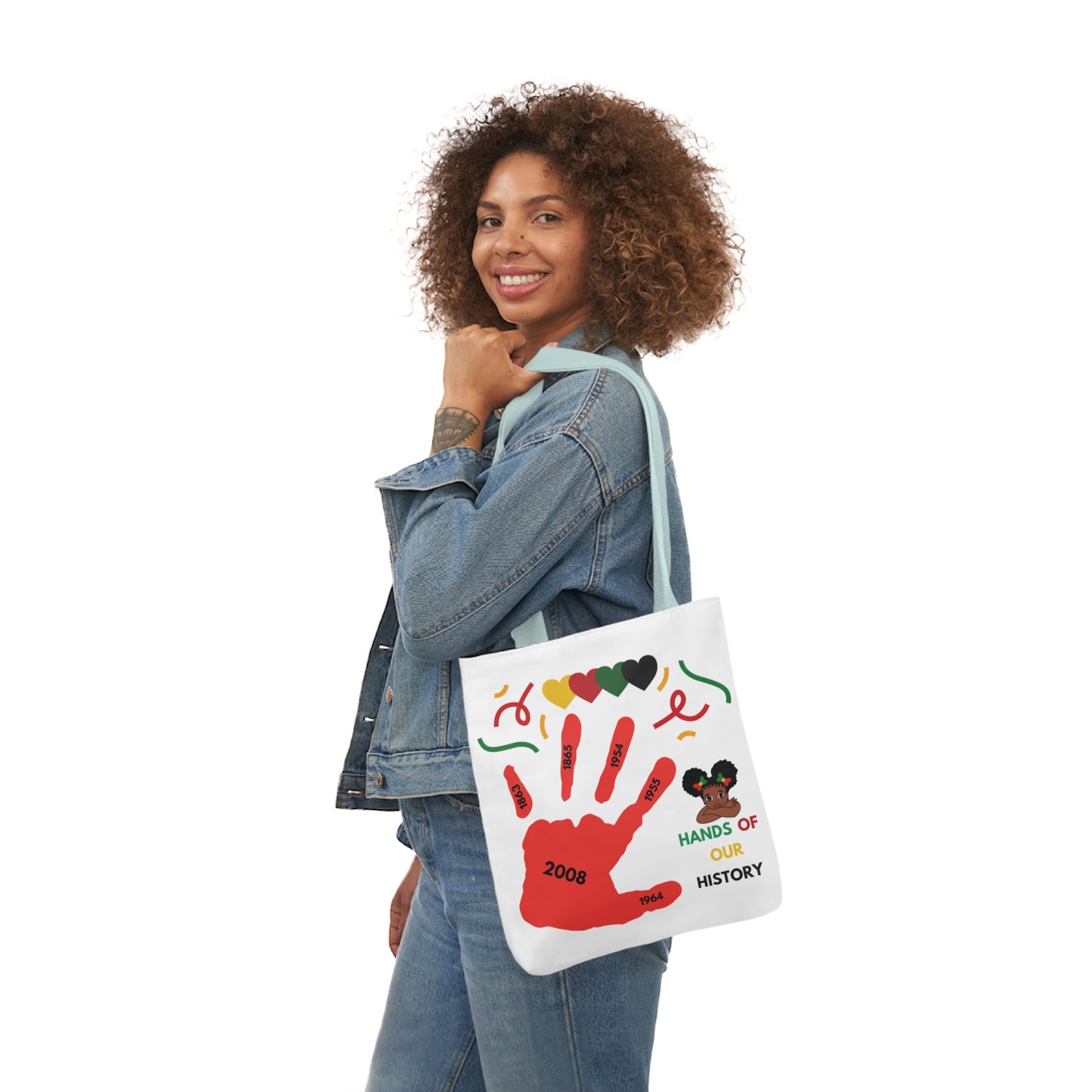 Black History Canvas Tote Bag
