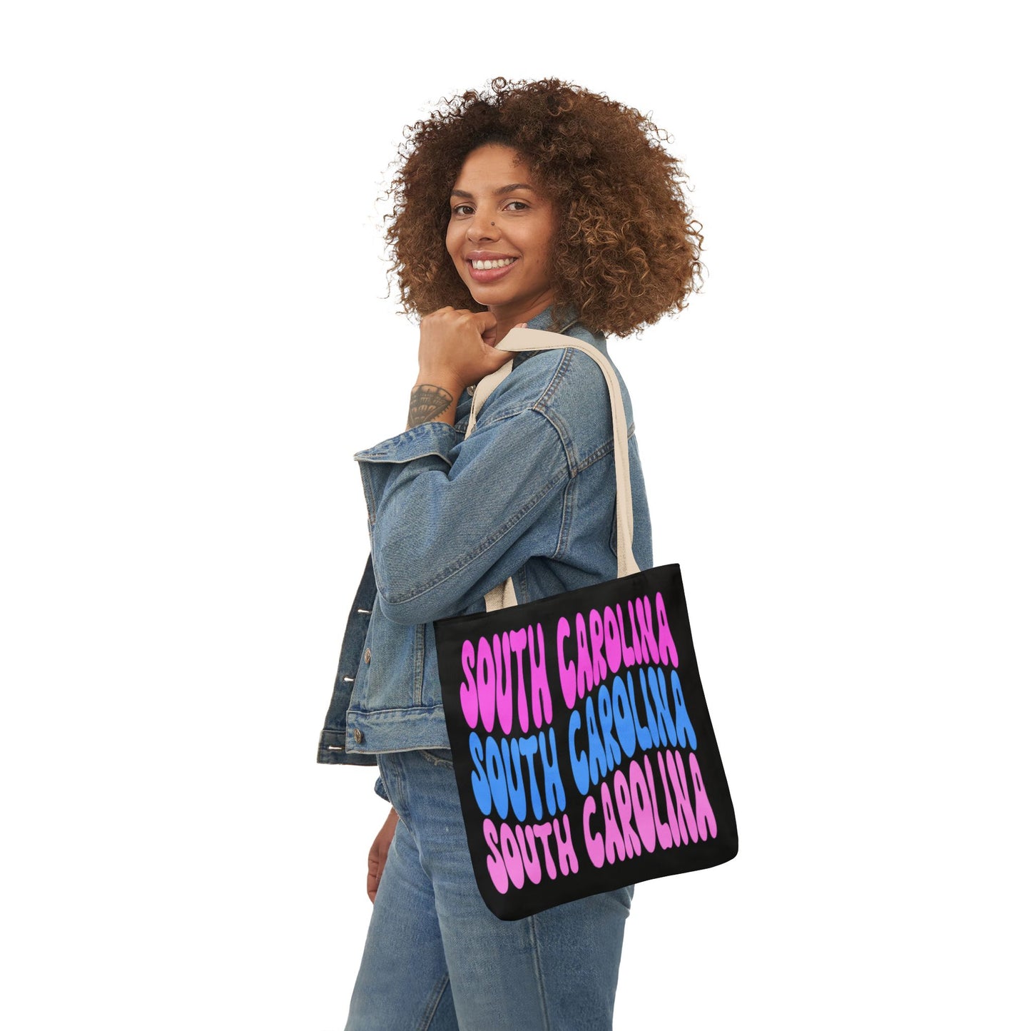 Canvas Tote Bag, South Carolina Theme