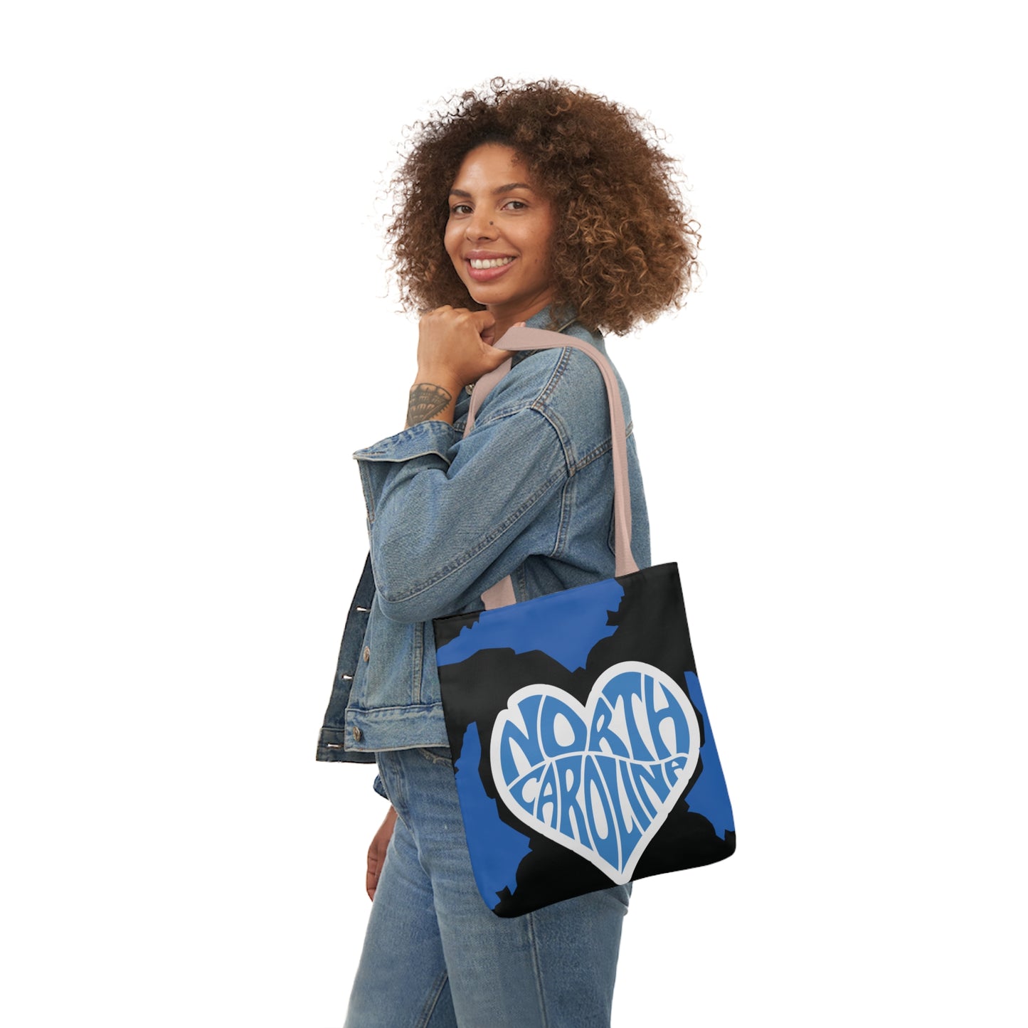 Canvas Tote Bag, North Carolina Black