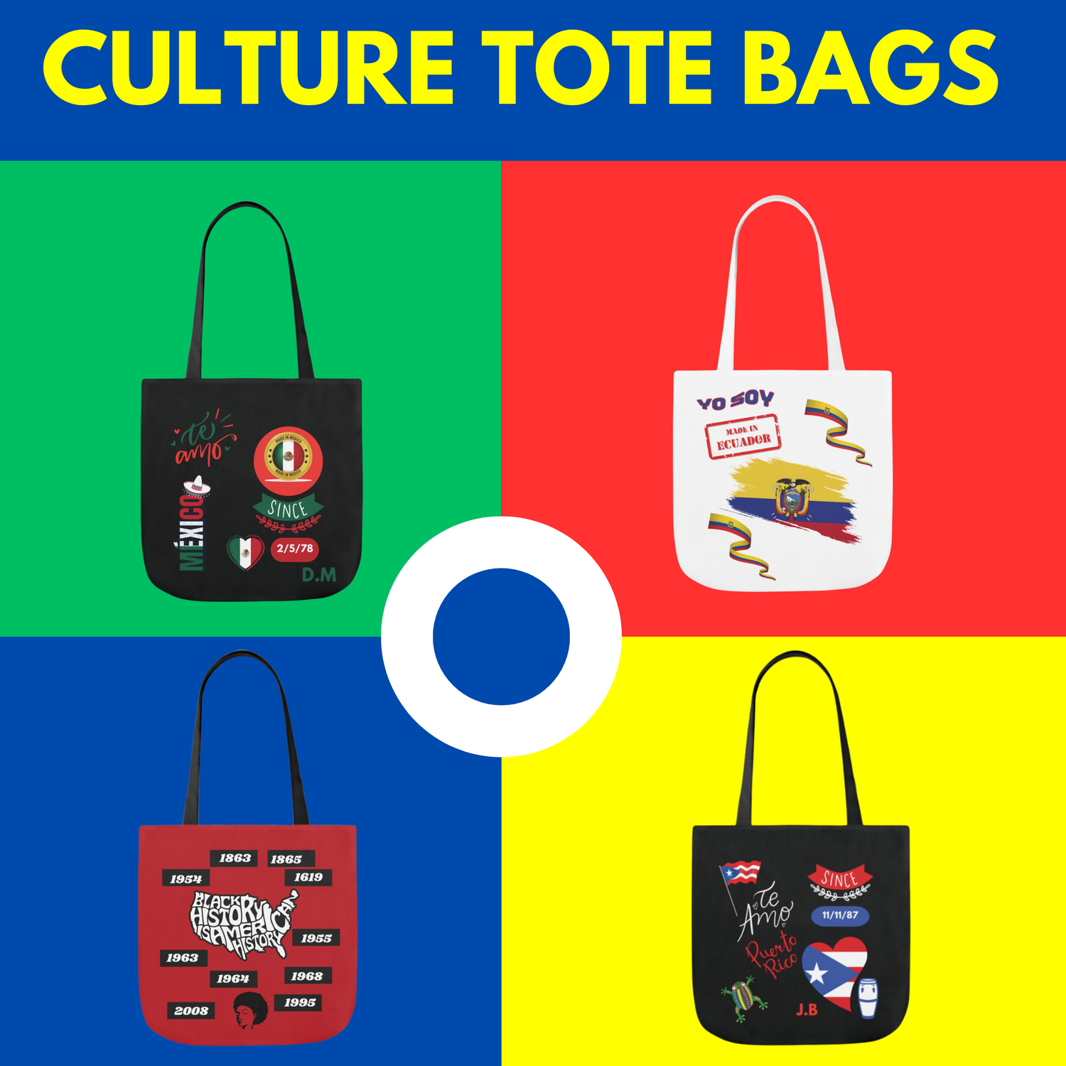 Culture Tote Bags