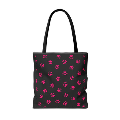 Personalized Cat Lover Canvas Tote Bag — "I  Cat name" Customizable Cat Photo Tote