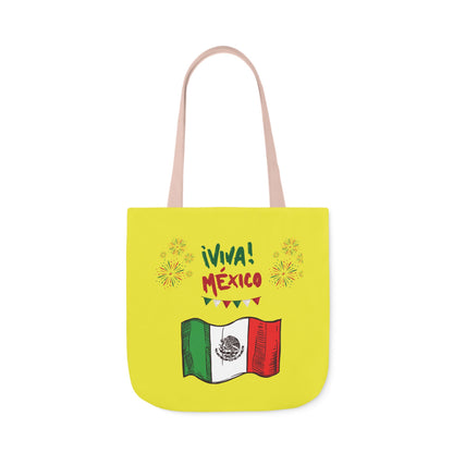 Personalized Mexican Theme Black Canvas Tote Bag