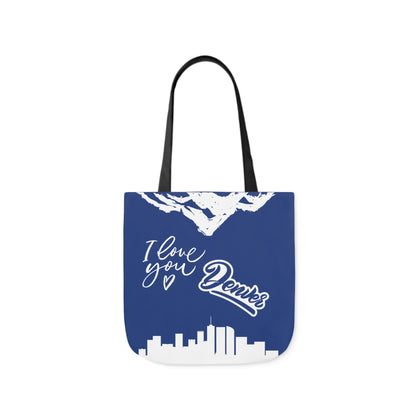 Canvas Tote Bag Denver Colorado Theme