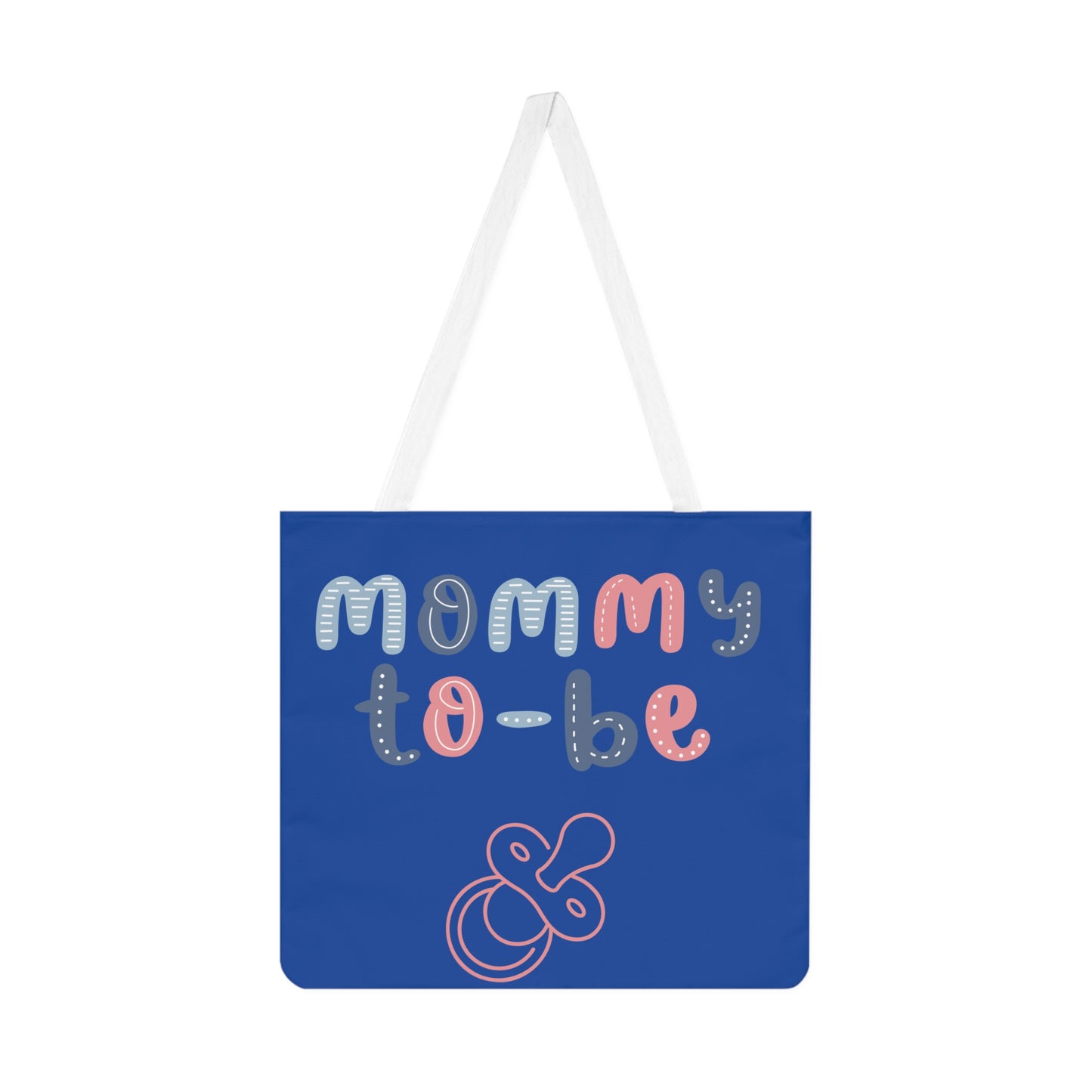 Mommy Personalized Blue Baby Shoulder Tote Bag