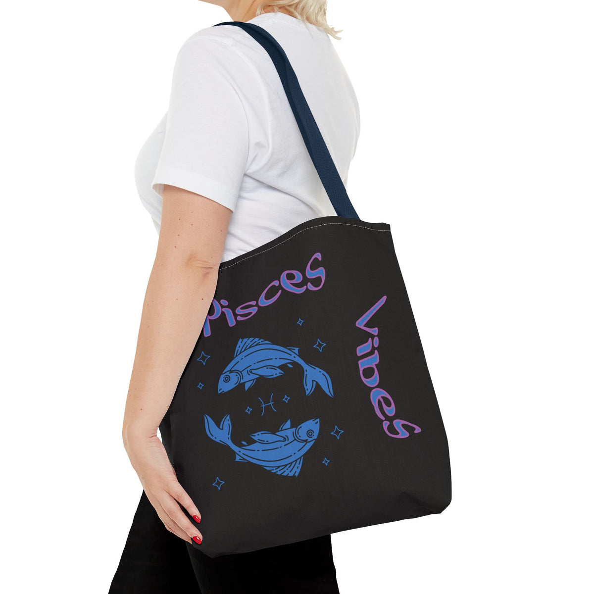 Pisces Vibes Zodiac Tote