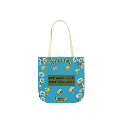 Bubble bee Canvas Tote Bag, 5-Color Straps