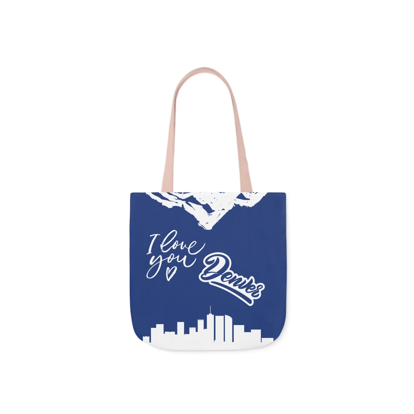 Canvas Tote Bag Denver Colorado Theme