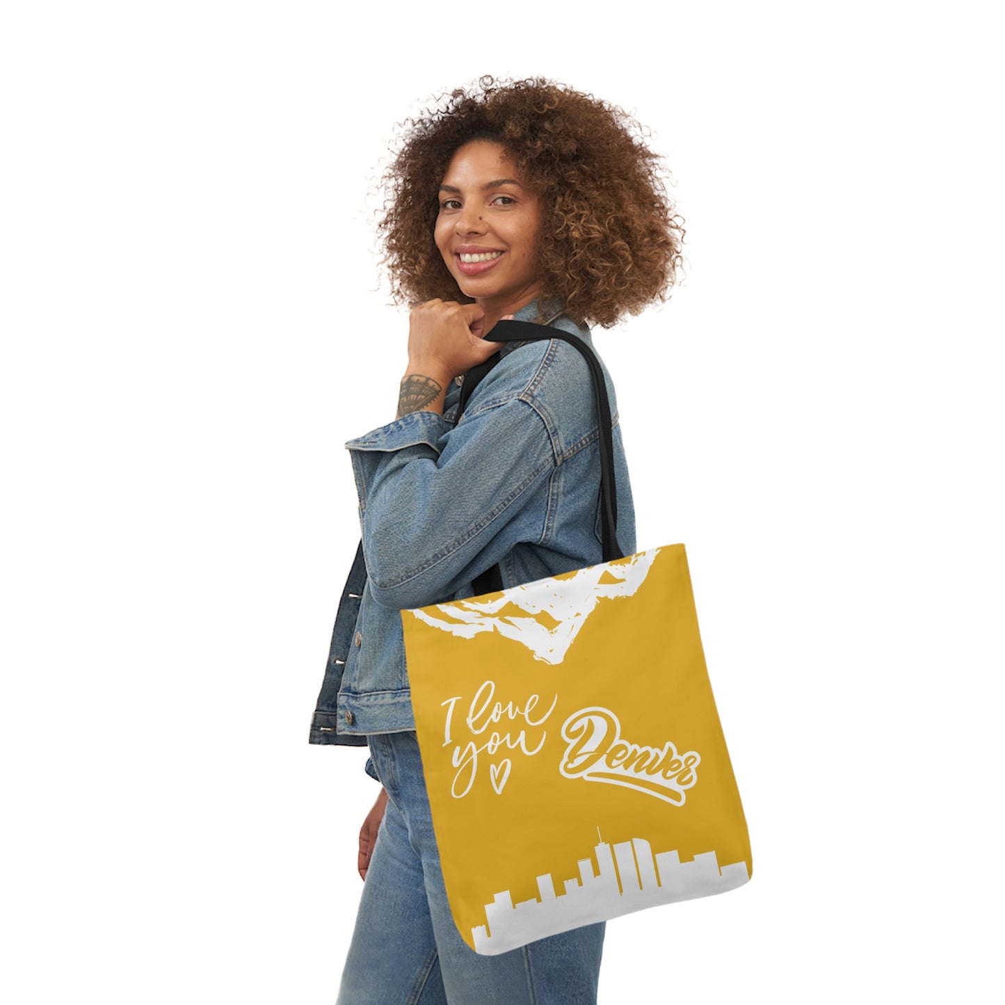 Canvas Tote Bag Denver Colorado Theme