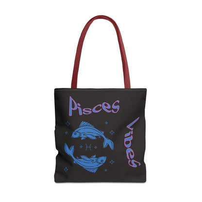 Pisces Vibes Zodiac Tote