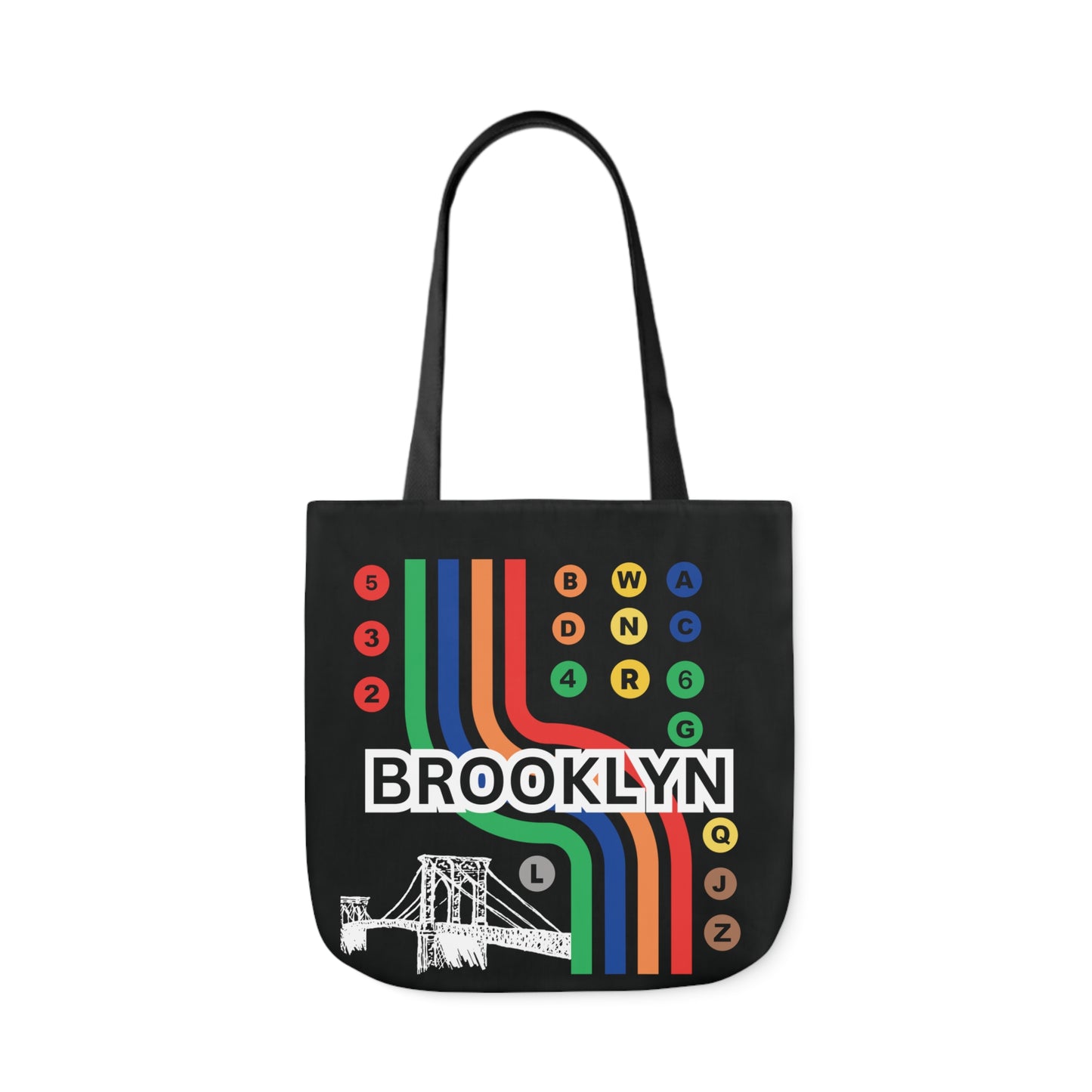 Canvas Tote Bag - Brooklyn Design