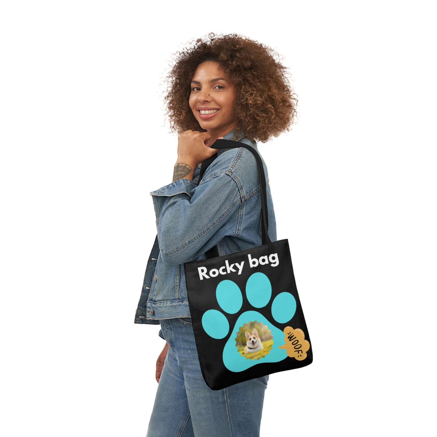 Personalized Dog Canvas Tote Bag