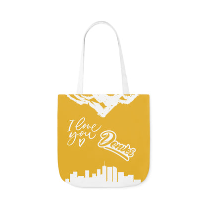 Canvas Tote Bag Denver Colorado Theme