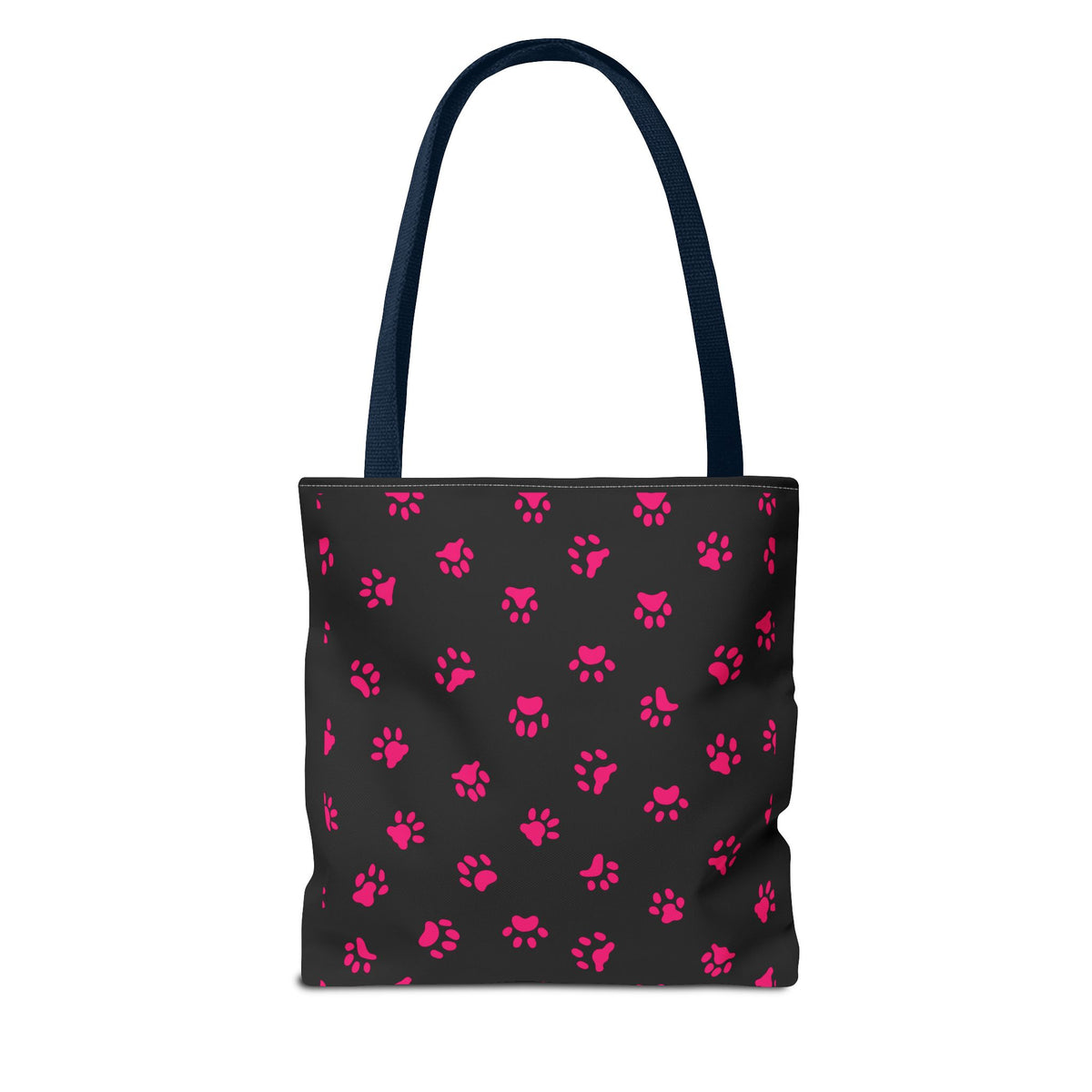 Personalized Cat Lover Canvas Tote Bag — "I  Cat name" Customizable Cat Photo Tote