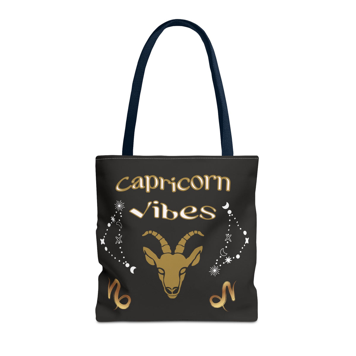 Capricorn Vibes Tote Bag — Zodiac Birthday Gift (December 22–January 19)