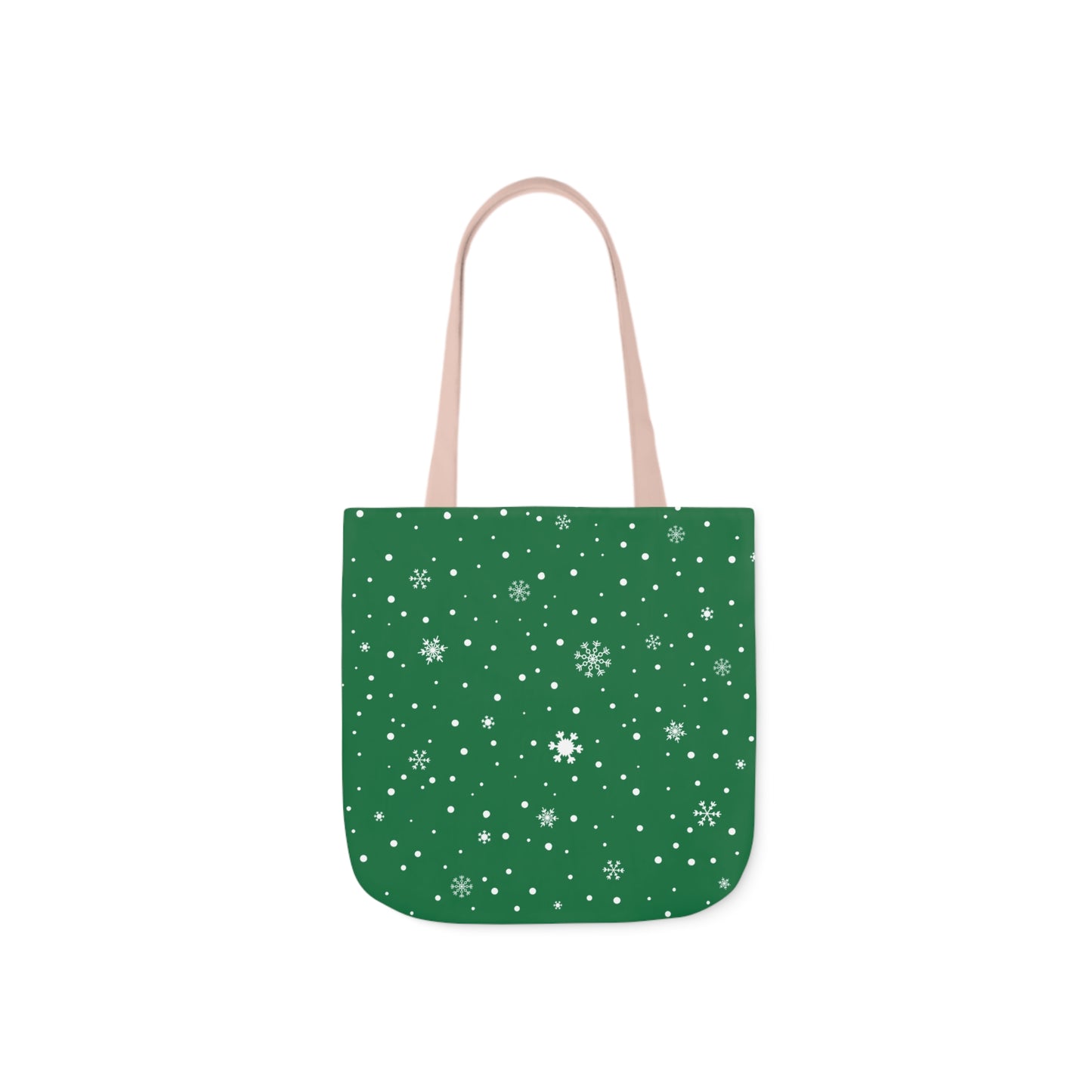 Green Christmas Personalized pet Canvas Tote Bag